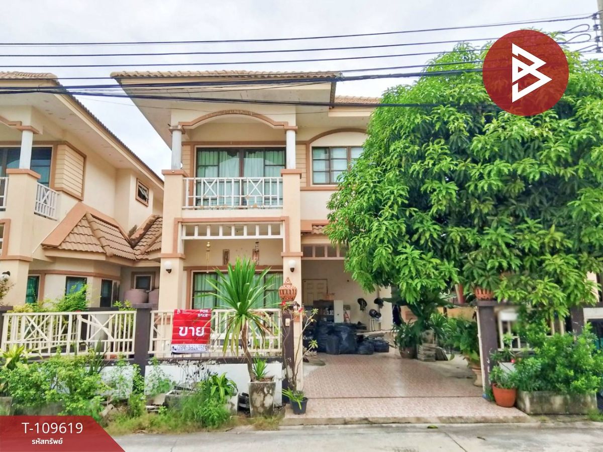 For SaleSamut Prakan,Samrong : Twin house for sale, Sorasiri village Thepharak-Parak-Praeksa, Samut Prakan