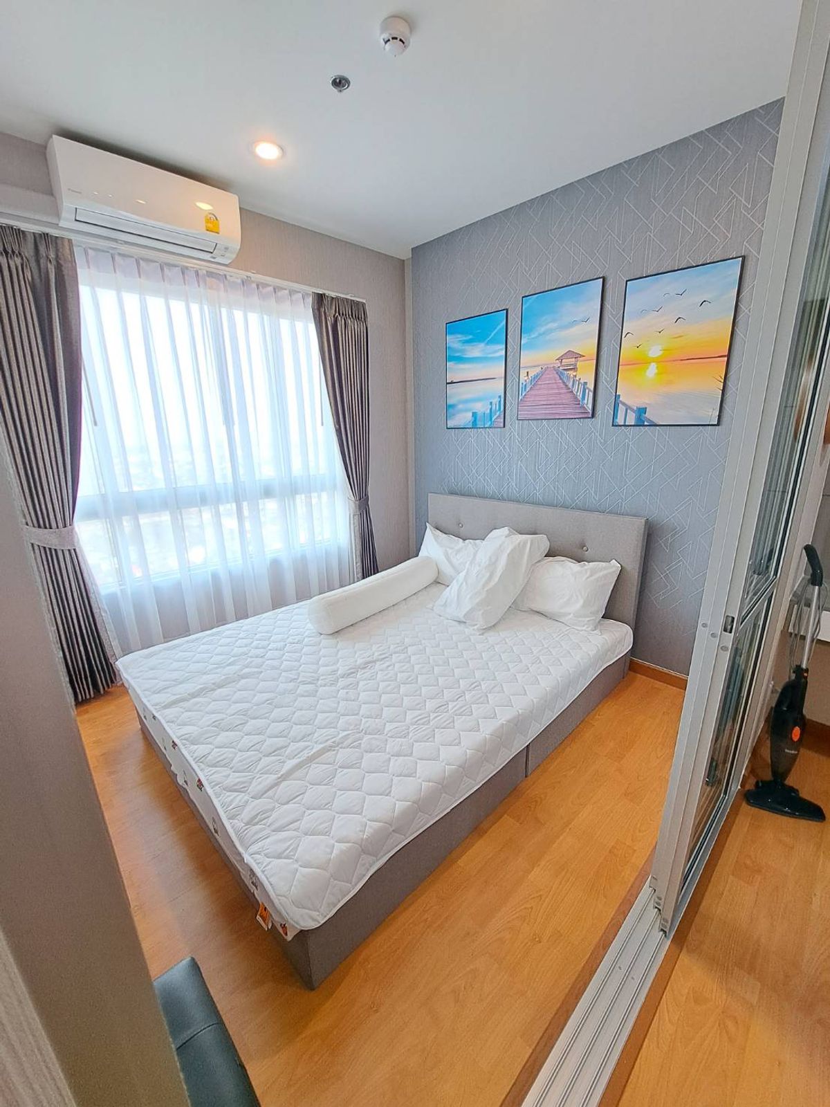 ให้เช่าคอนโดสมุทรปราการ สำโรง : ⭐FOR RENT 📢The President Sukhumvit - Samutprakan 🌺 ชั้น 34  ขนาดห้อง 27 ตร.ม. ห้องสวย ตกแต่งครบ เฟอร์นิเจอร์พร้อมเครื่องใช้ไฟฟ้า ติด BTS แพรกษา #LV-MO1719
