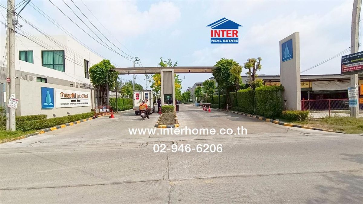 For SaleTownhomeRama5, Ratchapruek, Bangkruai : 2 -story townhouse 18 sq.w. Village, Lumpini Town Ville Ratchaphruek-Pinklao Near the Walk Ratchapruek, Soi Bang Kruai-Chong Thanom, Ratchapruek Road, Bang Kruai, Nonthaburi