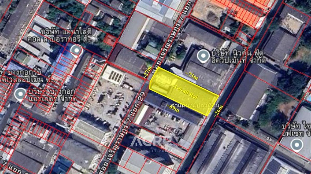 For SaleLandSathorn, Narathiwat : Land for Sale with Building at Charoen Rat 7 Alley