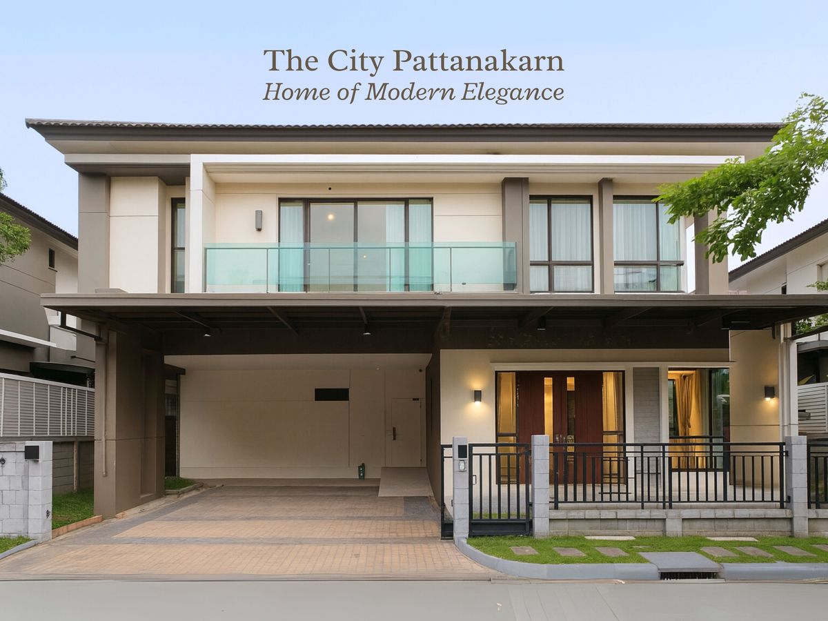 For SaleHousePattanakan, Srinakarin : Luxury Home for Sale at The City Pattanakarn – 4 Beds, 4 Baths, Beautiful Built-ins, Fully Extended, Great Value!_Owner post