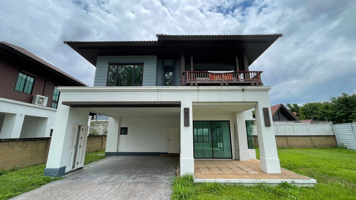 ขายบ้านเชียงใหม่ : ขายบ้านใหม่ เศรษฐสิริ สันทราย เชียงใหม่ 184 ตารางวา