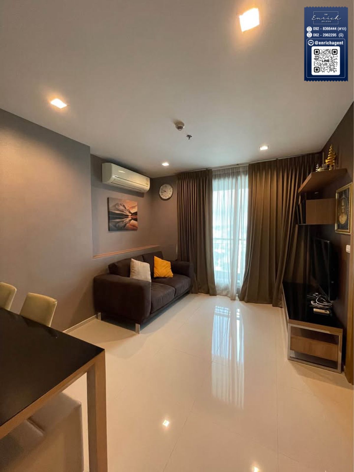 For RentCondoRatchadapisek, Huaikwang, Suttisan : 💙 Rent Rhythm Ratchada-Huaikwang Electrical appliances, MRT Huai Khwang 💙 092-8366444 stars // line id: @enrichagent