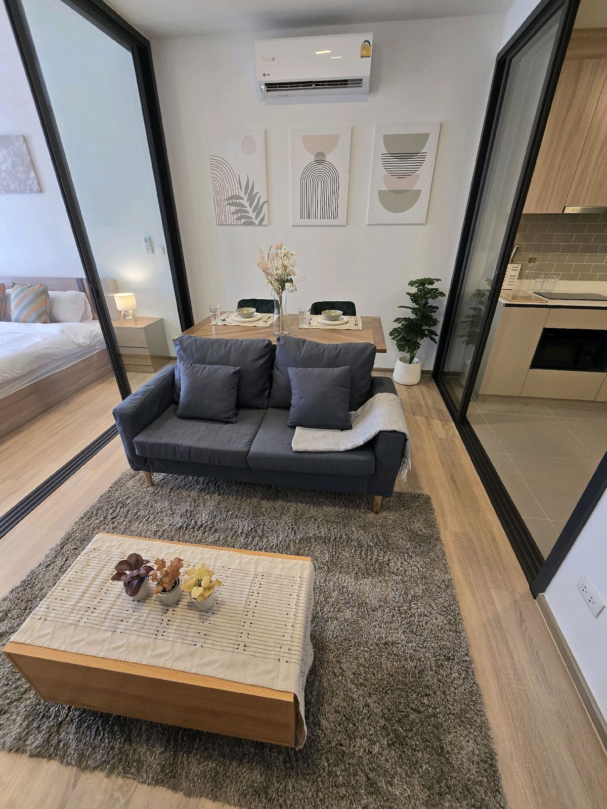 ให้เช่าคอนโดราชเทวี พญาไท : XT Phayathai【𝐑𝐄𝐍𝐓】🔥แต่งด้วยโทนไม้ ครีม ขาว พร้อมเครื่องใช้คุณภาพ🔥 ติดต่อไลน์ไอดี: @hacondo