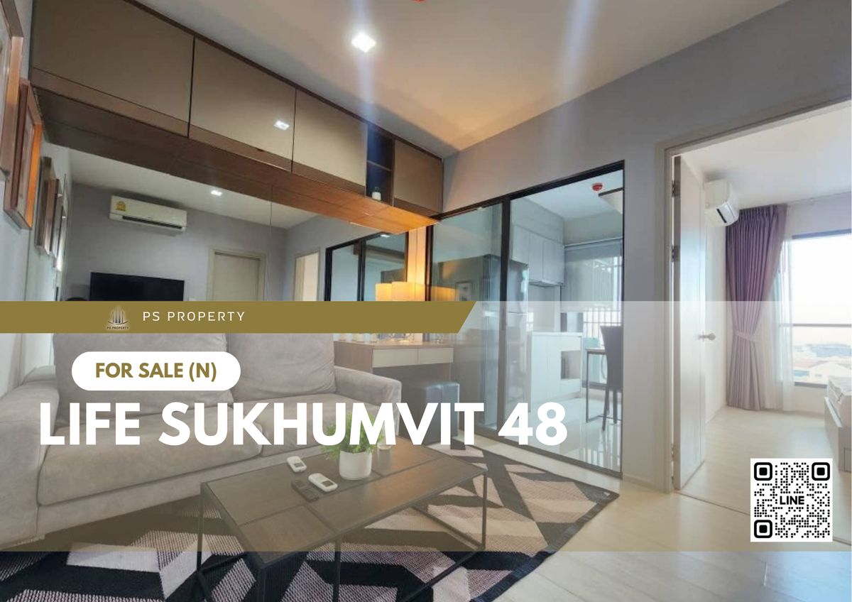 For SaleCondoOnnut, Udomsuk : Urgent sale 🔥 Life Sukhumvit 48 🔥 Fully furnished and equipped with electrical appliances, near BTS Phra Khanong