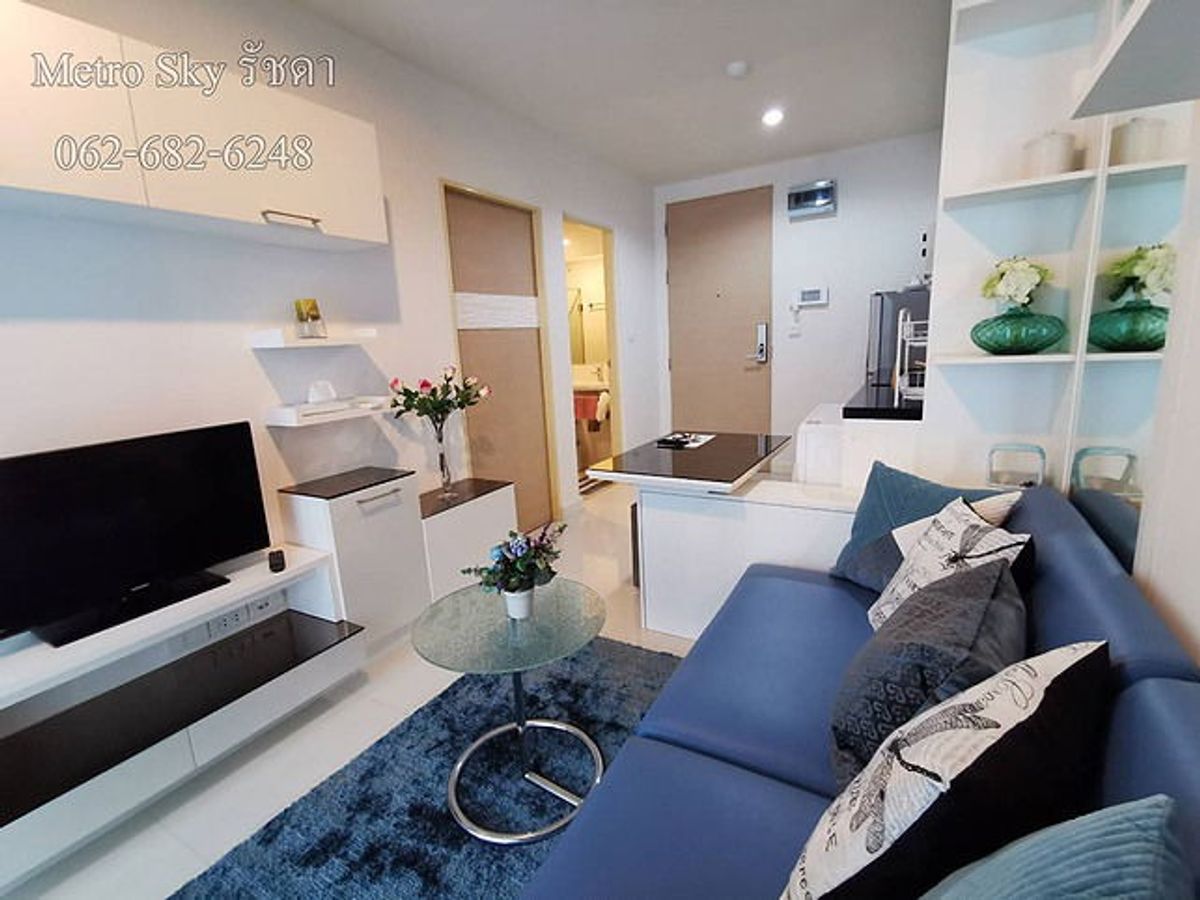 ให้เช่าคอนโดรัชดา ห้วยขวาง : มีเครื่องซักผ้า 30 sqm Metro Sky Ratchada เมโทรสกาย รัชดาภิเษก 