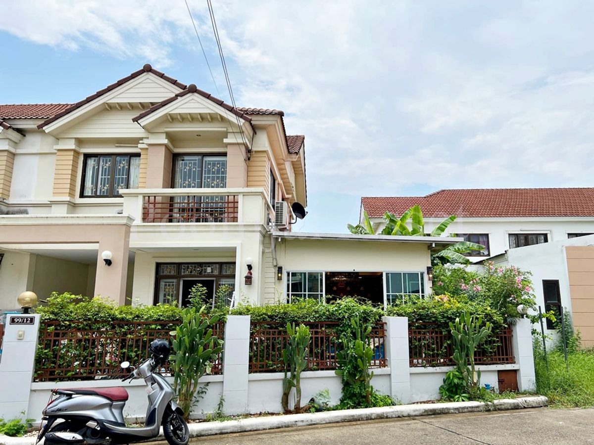 ขายทาวน์โฮมนนทบุรี บางใหญ่ บางบัวทอง : ทาวน์เฮ้าส์ 2 ชั้น หมู่บ้านทิพย์พิมานบ้านริมคลอง บางใหญ่ นนทบุรี