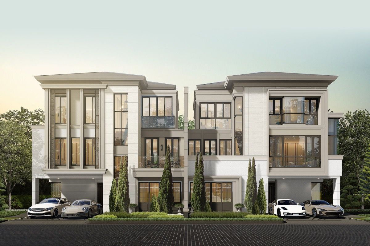 ขายโชคชัย4 ลาดพร้าว71 : Baan Klang Muang Classe รัชดา - ลาดพร้าว บ้านแฝด 3 ชั้น ขนาด 234 ตร.ม. 47.7 ตร.ว. | 3 ห้องนอน 4 ห้องน้ำ 2 ที่จอด เริ่ม 21.9 MB ติดต่อนัดชม Tel.0922635410 (เอิร์ธ)