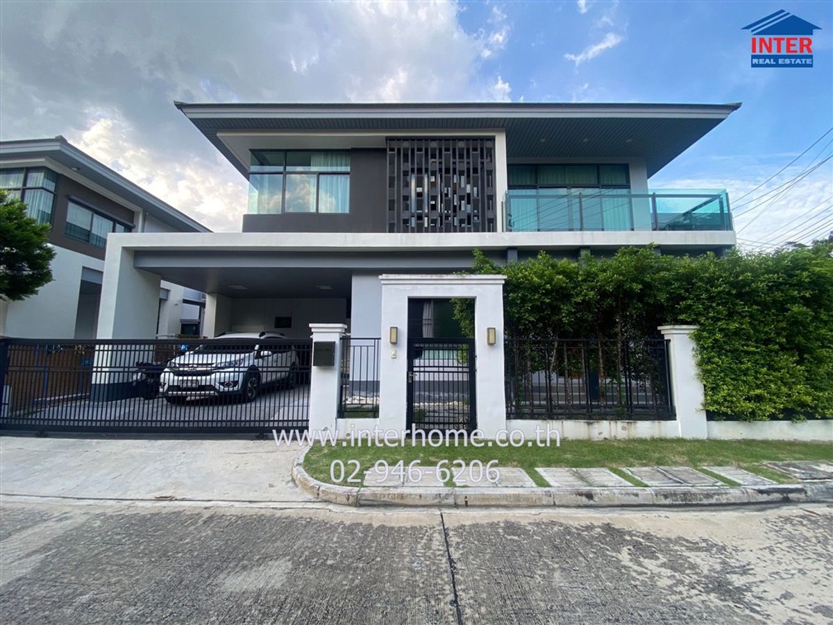 For SaleHousePattanakan, Srinakarin : 2 storey detached house, 87.5 sq.w., Setthasiri Village Development-Onnut Soi Phatthanakan 87, Phatthanakan Road, On Nut-Lat Krabang Road, Prawet District, Bangkok
