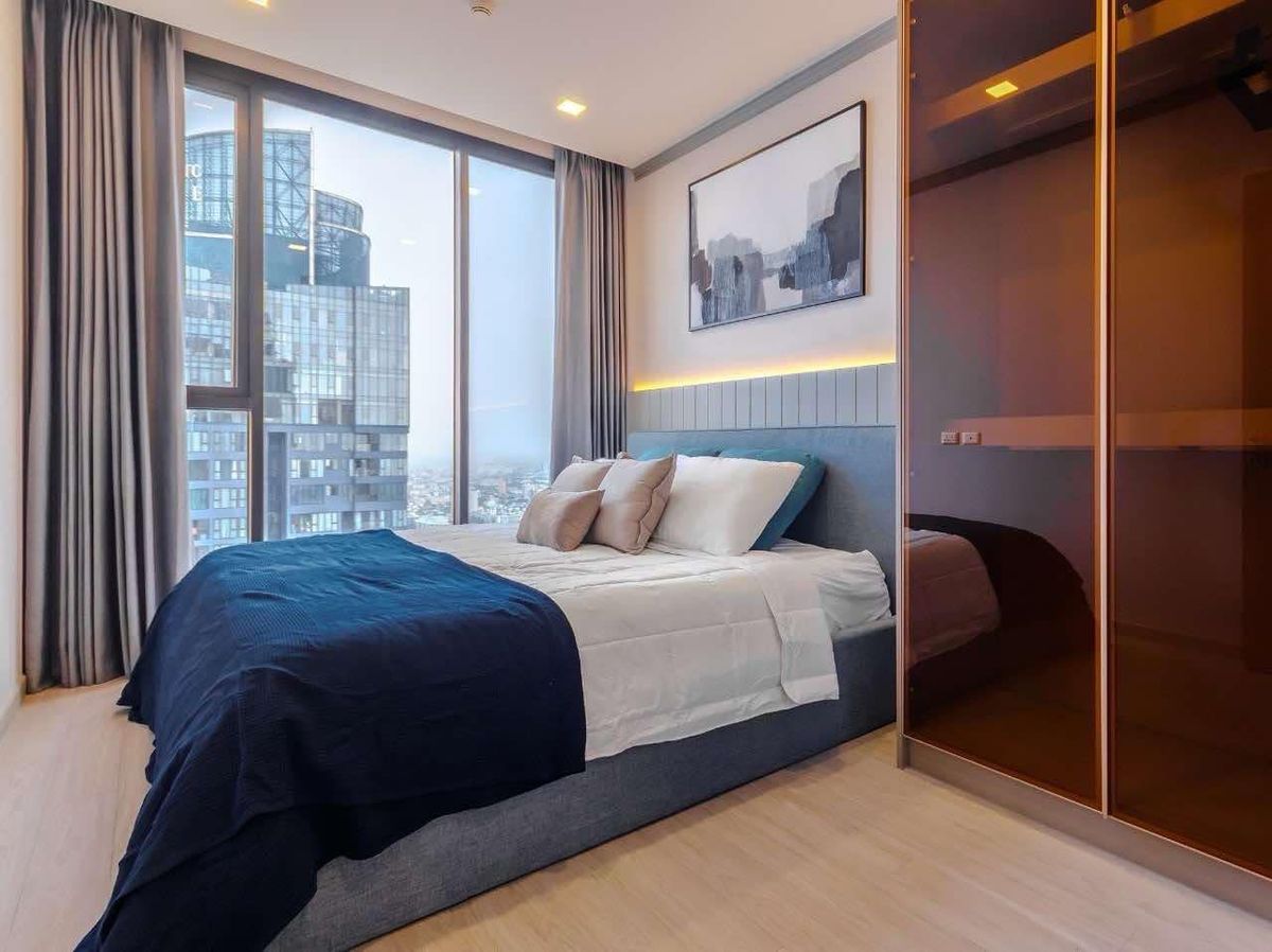 For RentCondoRama9, Petchburi, RCA : ✨ Luxury Condo for Rent @ One9Five Asoke-Rama 9 | 3BR 93.5 sq.m | 58th Floor | Fully Furnished | 135K/Month