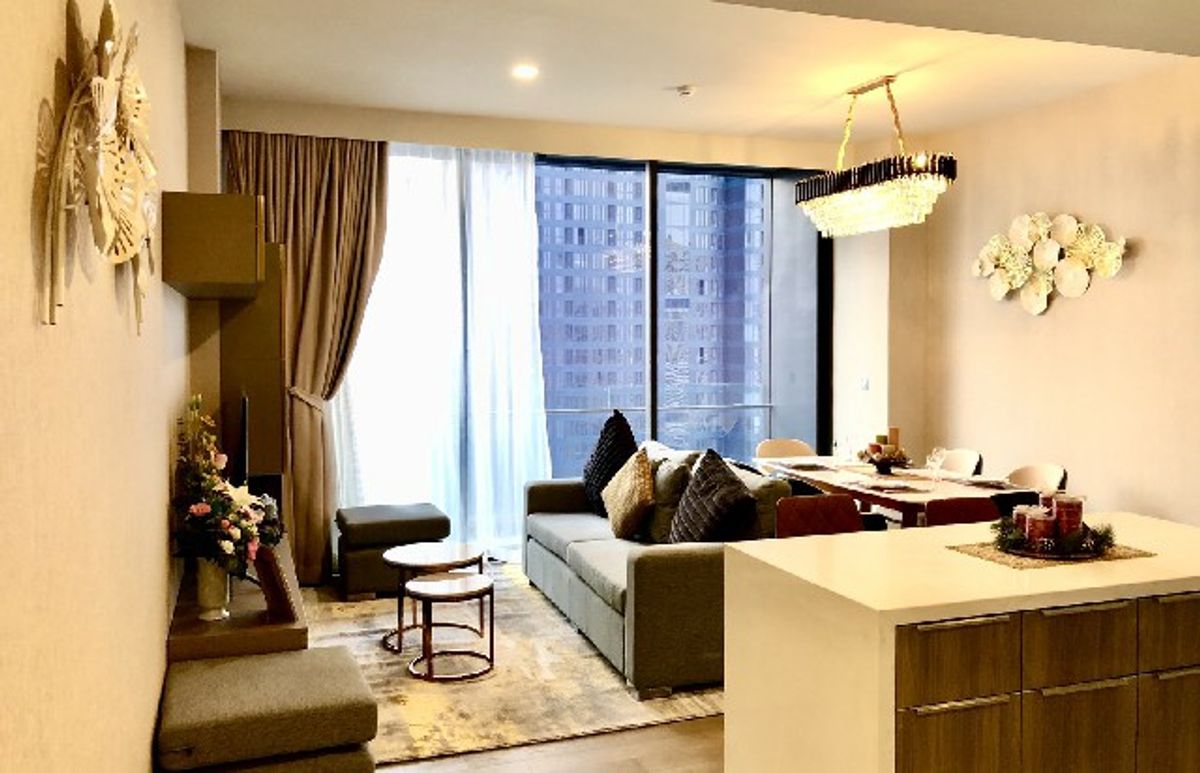 For RentCondoSukhumvit, Asoke, Thonglor : 2 bed 2 bath 86 sqm condo at Celes Asoke for rent 85,000THB per month, Sukhumvit Soi 21, Asoke BTS station