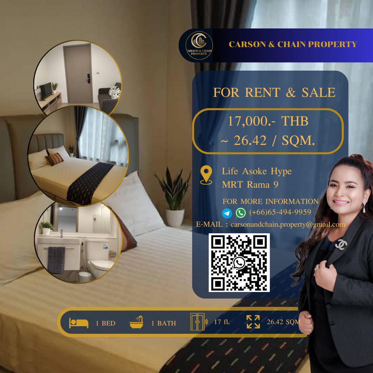For RentCondoRama9, Petchburi, RCA : Life Asoke Hype