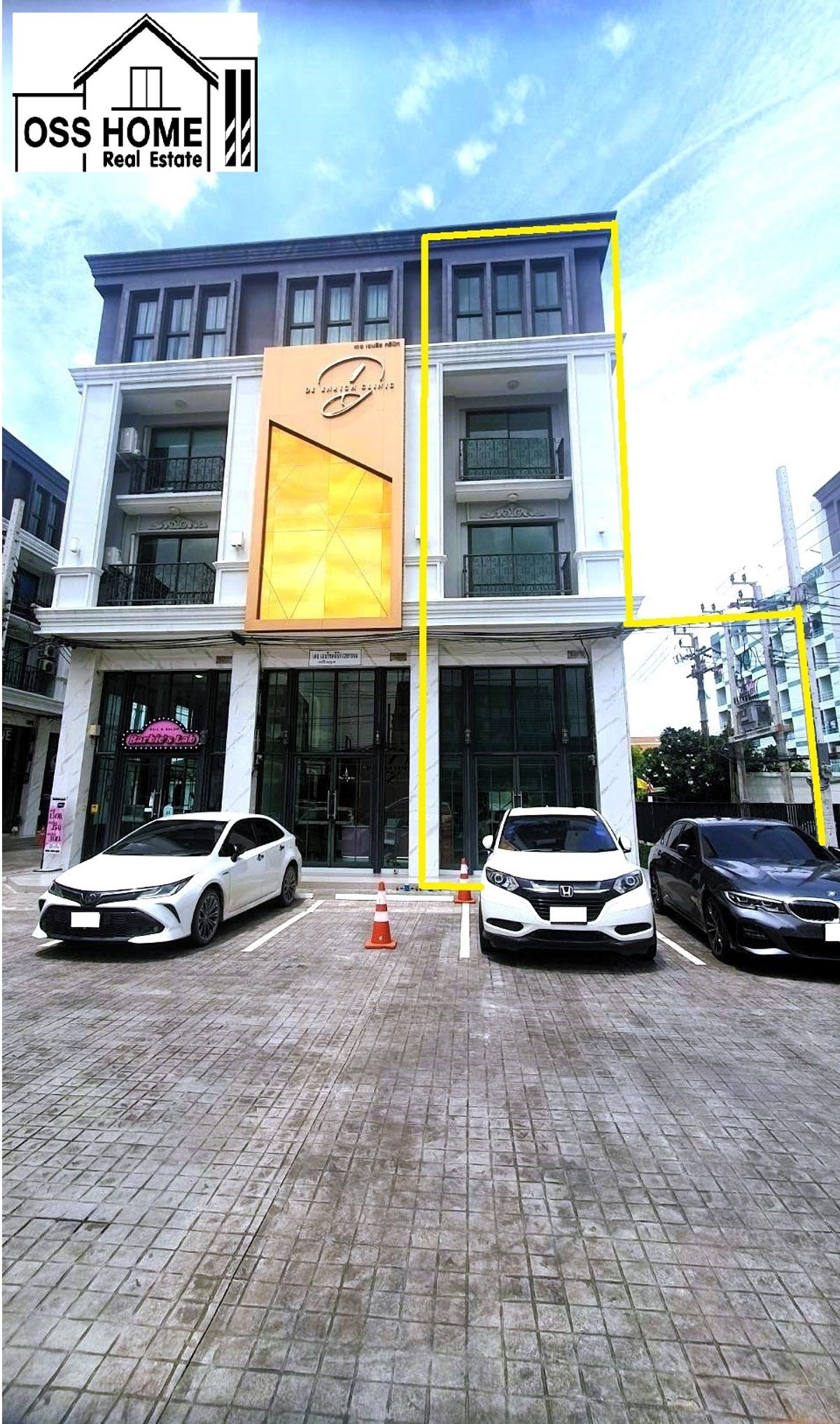 For RentShop HouseOnnut, Udomsuk : KP115 sells 4.5 -storey commercial building for rent. The Master @BTS onnut 2), Sukhumvit 77 (Onnut) area with private elevator. And the side area can be added, suitable as a clinic, beauty, physical clinic clinic clinic or office office