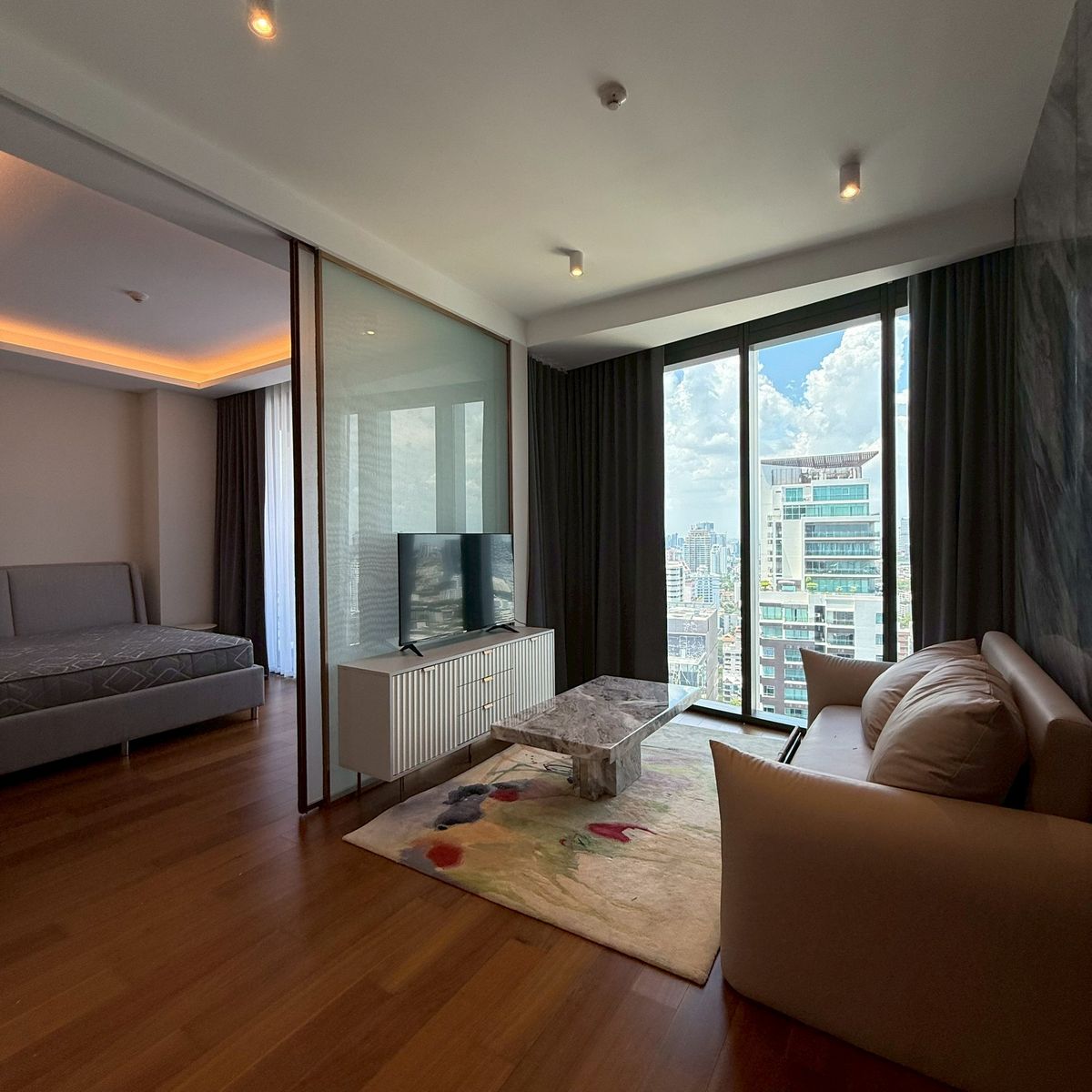 ให้เช่าคอนโดสุขุมวิท อโศก ทองหล่อ : For Rent The Estelle PhromPhong 1bed size 58sq.m. F/F