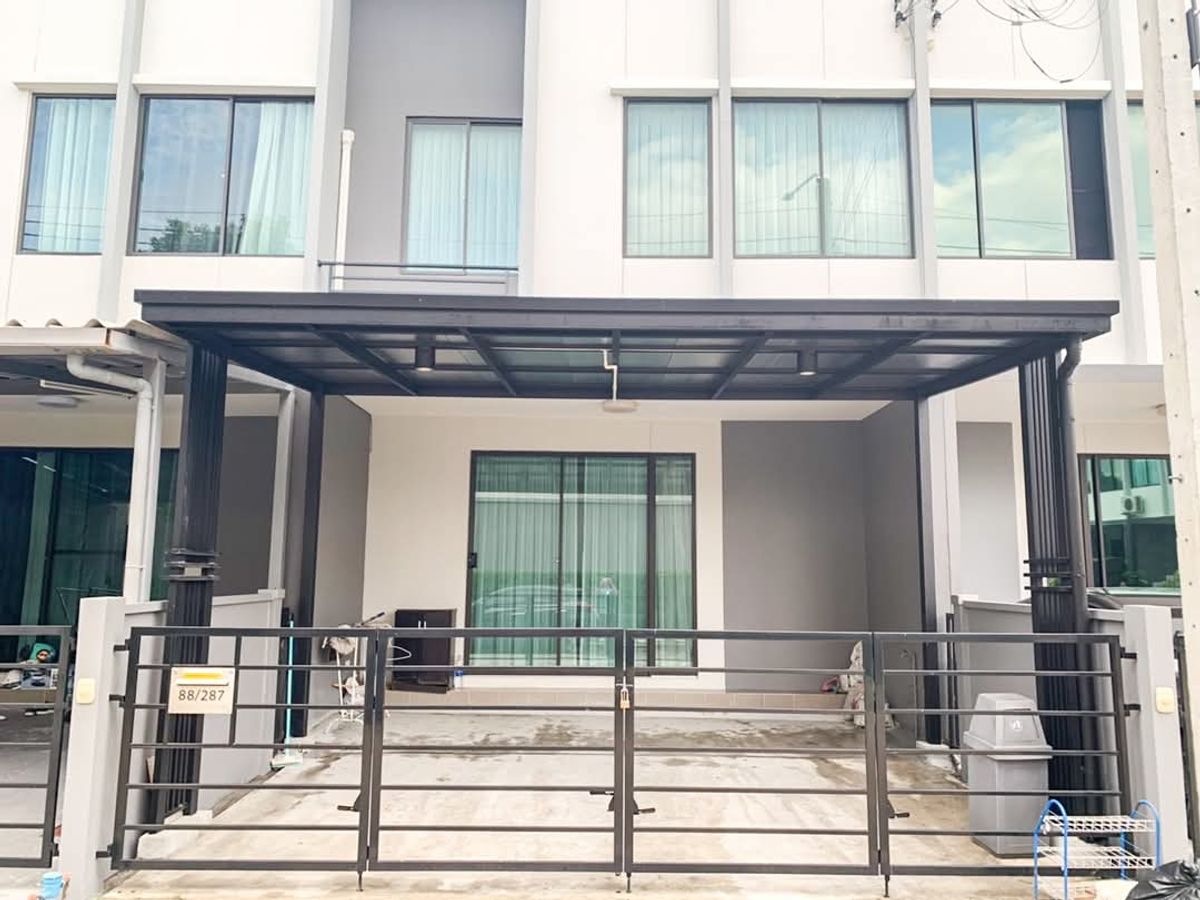 For SaleTownhomeNonthaburi, Bang Yai, Bangbuathong : Sell ​​Townhome, Ratchapruek - Rattanathibet, new condition, wide area near Ratchapruek Road