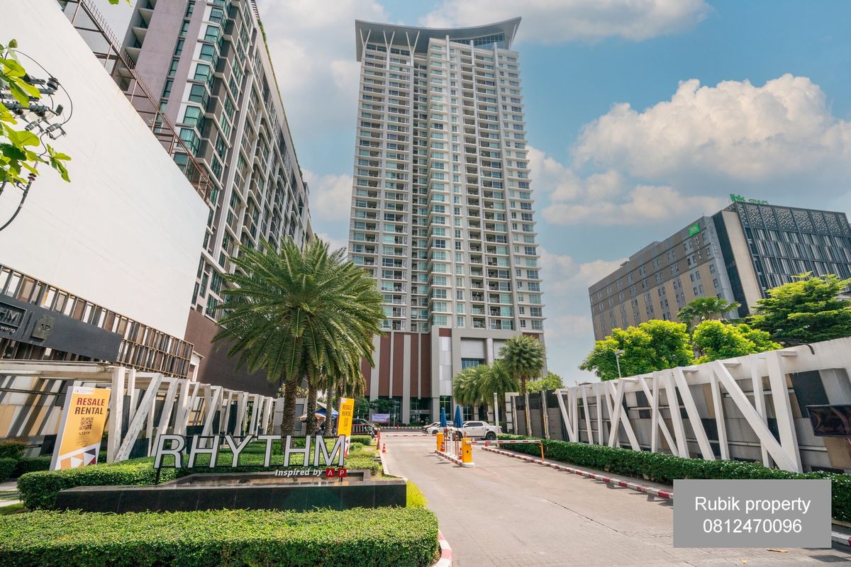 For RentCondoRatchadapisek, Huaikwang, Suttisan : 🏙️ For RENT: Rhythm Huai Khwang Condominium (RB728)
