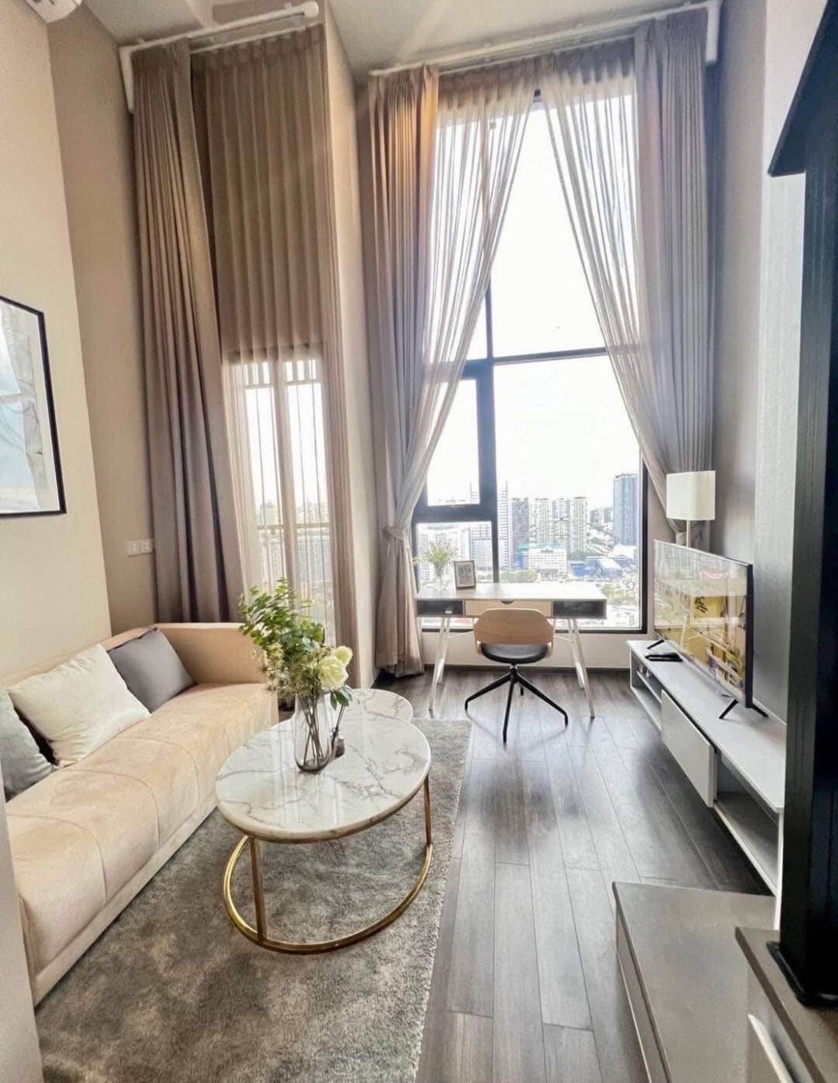 ให้เช่าคอนโดเกษตรศาสตร์ รัชโยธิน : 🎓🎓 Knightsbridge Space Ratchayothin  คอนโดduplex 📍ติด bts พหลโยธิน 24  พร้อมเข้าอยู่✅