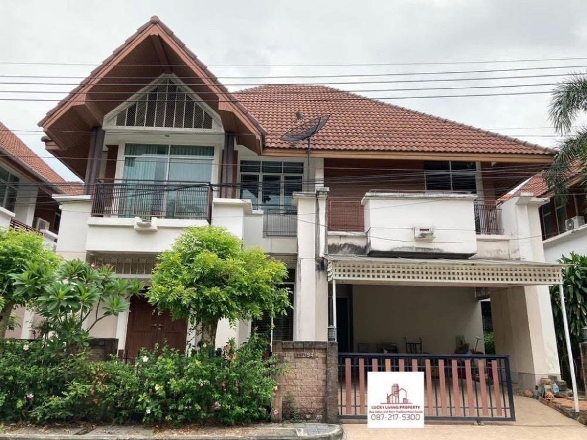 For RentHouseLadkrabang, Suwannaphum Airport : Rent a detached house, Eotal Wagki Chor Rama 9-Krungthep, Atoll Waikiki Shore ❤️‍🔥28,000/month ☘️🍀