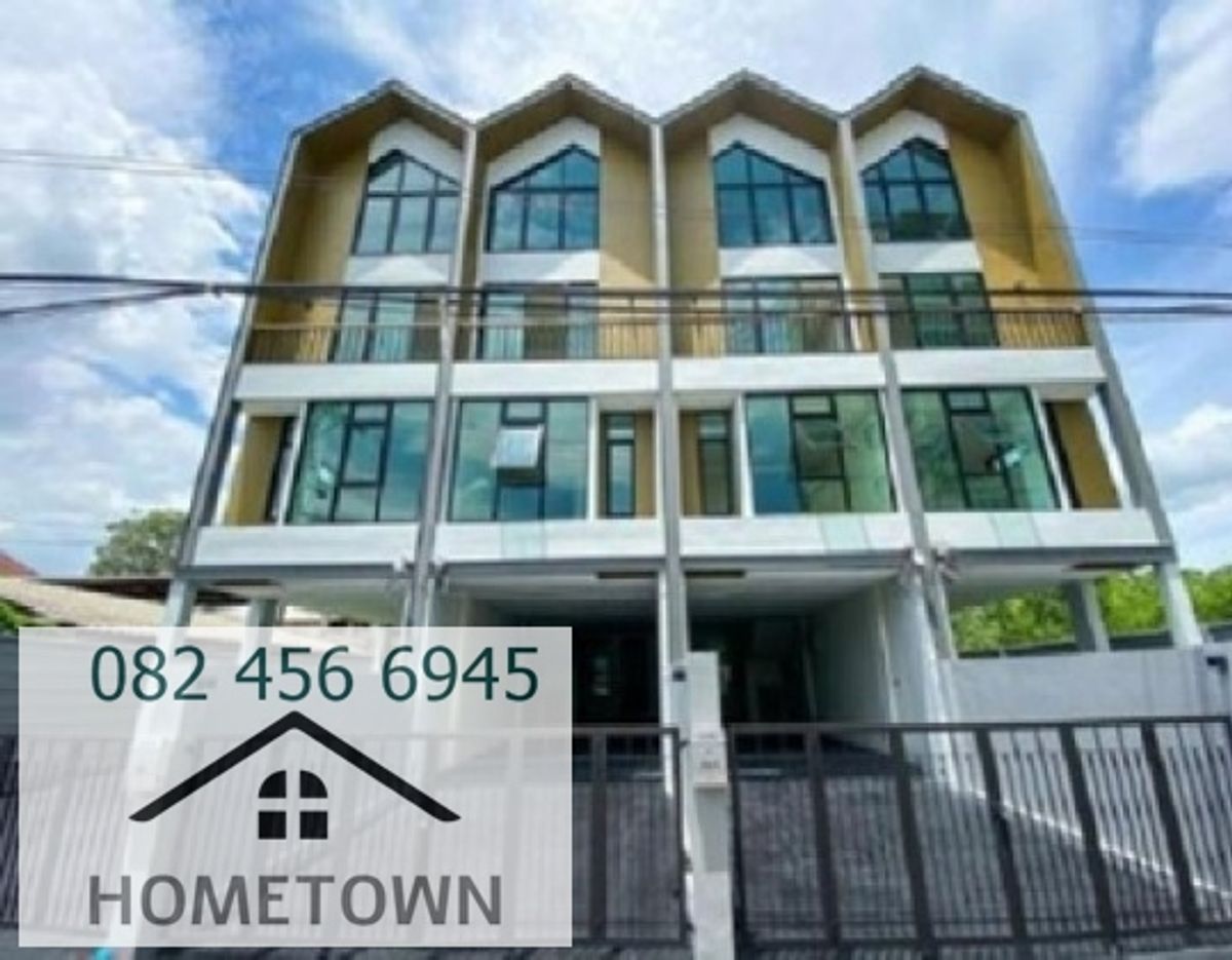 ให้เช่าทาวน์โฮมอ่อนนุช อุดมสุข : ให้เช่า ทาวน์โฮม / Home Office 4 ชั้น ซอยวชิรธรรมสาธิต (สุขุมวิท 101/1) แปลงมุม สภาพใหม่ แอร์ 3 เครื่อง ไม่มีเฟอร์นิเจอร์ ผ้าม่านทั้งอาคาร / เหมาะเป็นสำนักงาน จดบริษัทได้