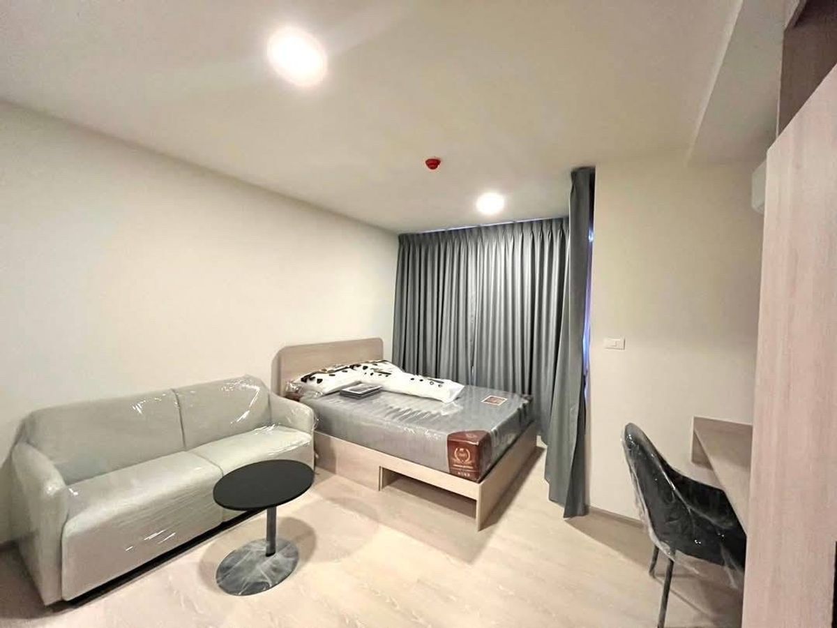 ให้เช่าคอนโดลาดกระบัง สุวรรณภูมิ : ให้เช่าด่วนคอนโด D Condo Air ลาดกระบัง อาคาร 1 ชั้น 5 วิวโครงการ ขนาด 23.75 ตร.ม. ราคา 9,500 บาท