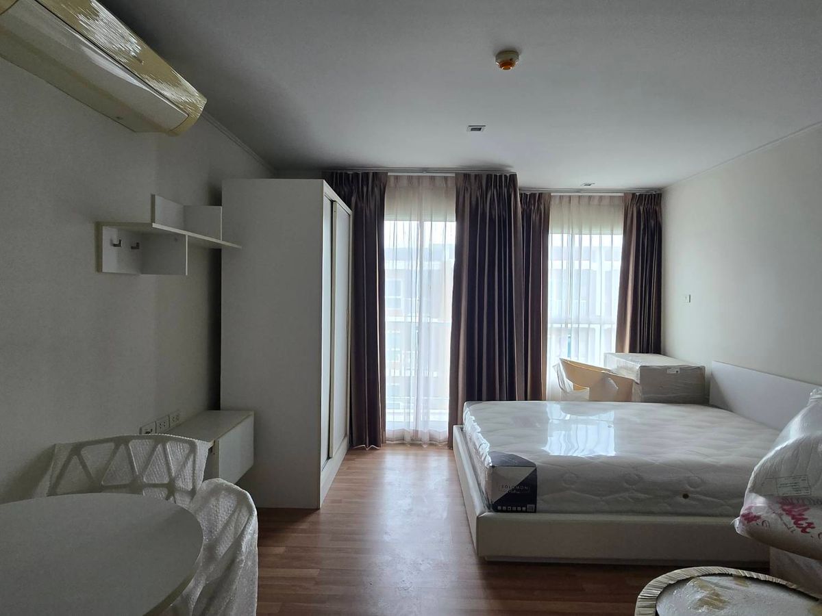 ให้เช่าคอนโดเลียบทางด่วนรามอินทรา : ห้องใหม่เอี่ยม ให้เช่า🚝 We condo เอกมัย-รามอินทรา เฟอร์ฯ ครบ ราคาดี วิวสวน 📱Line: @promptcondo