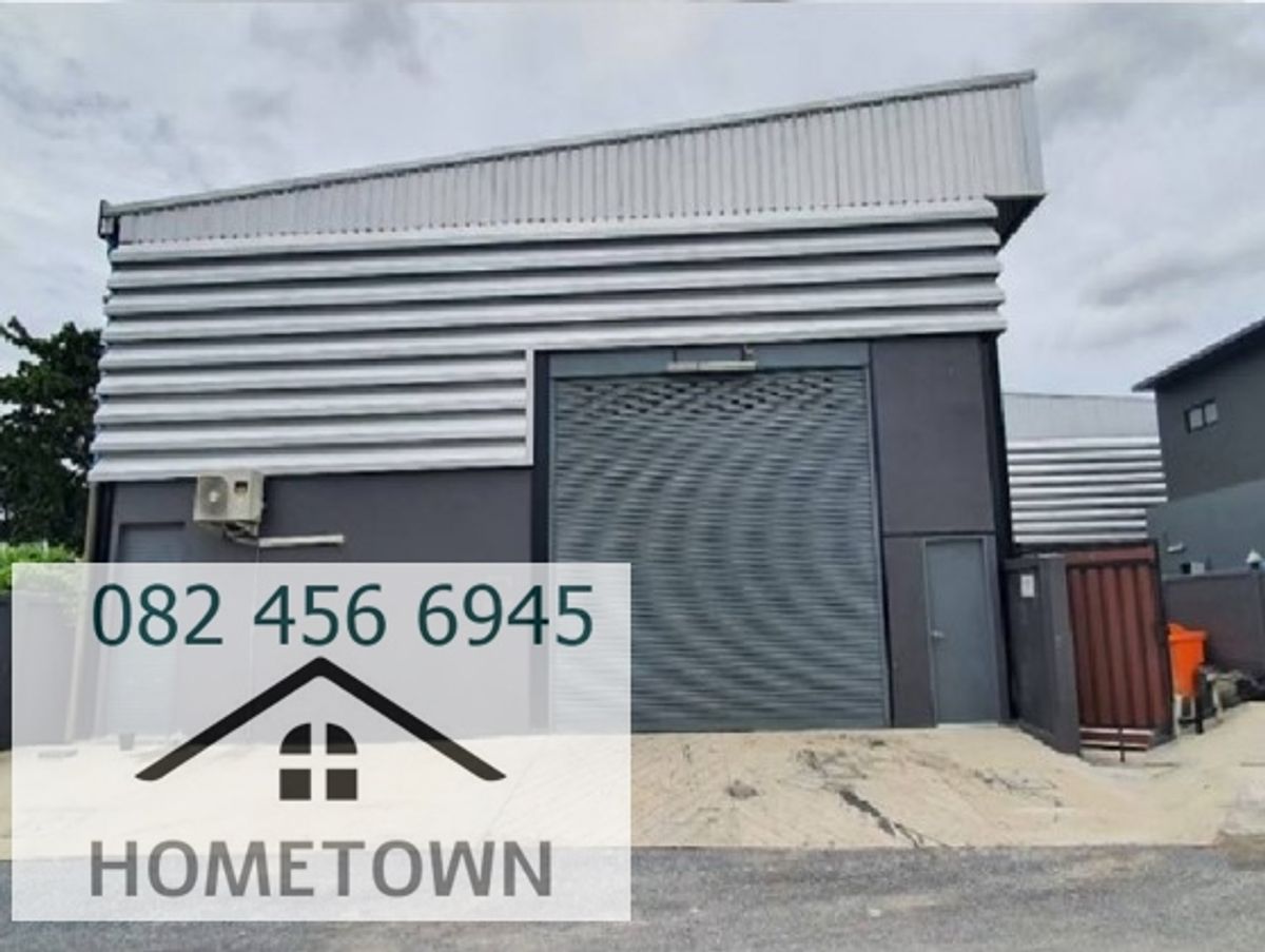For RentWarehouseRama5, Ratchapruek, Bangkruai : Rent a warehouse with a new office, a total of 240 square meters of living space, Soi Wat Chalo Bang Kruai, Nonthaburi / Office, air -conditioned / six -wheel wheel vehicle, can access  