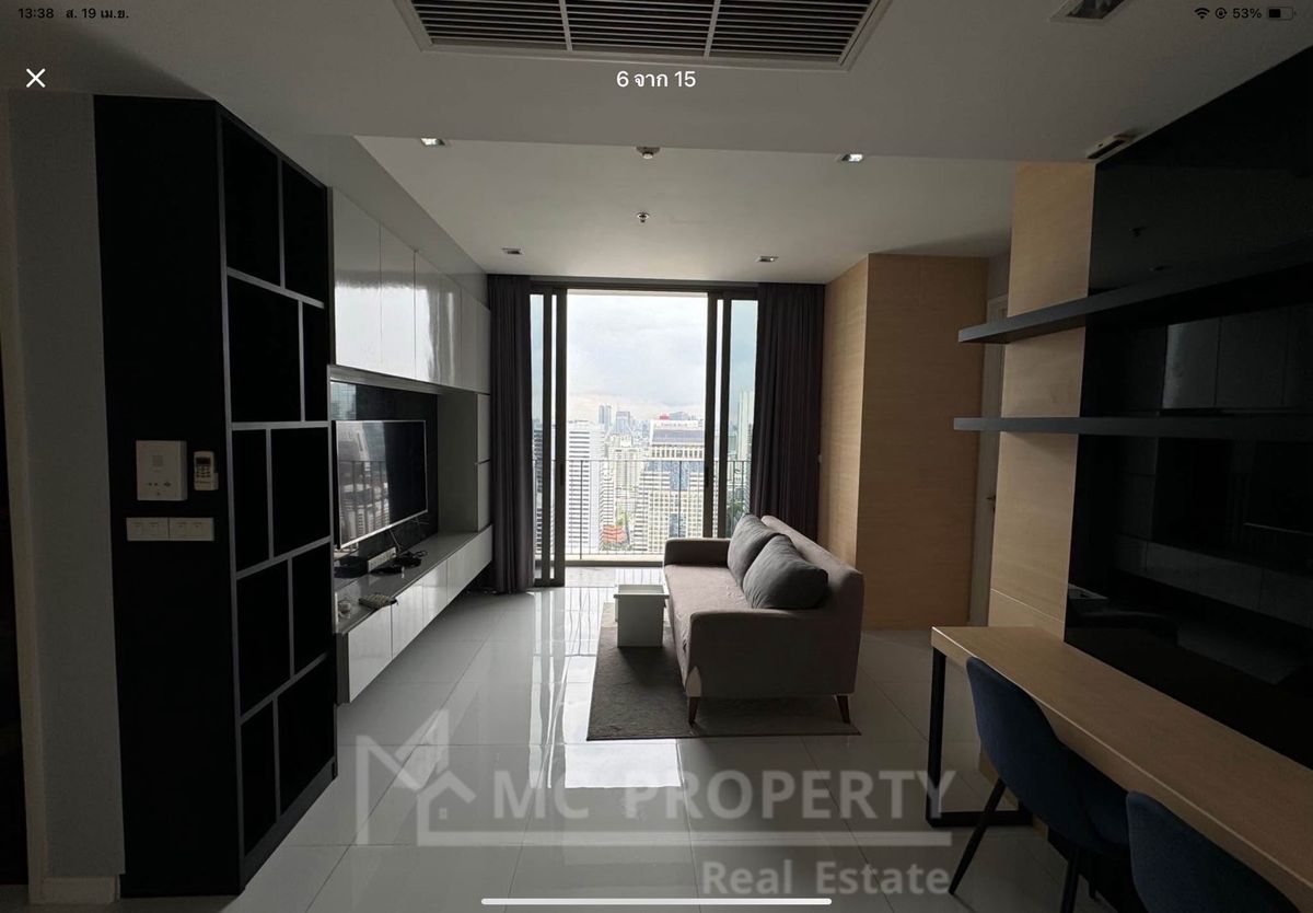 ให้เช่าคอนโดสาทร นราธิวาส : นารา 9 ให้เช่า 2 ห้องนอน 67sqm 30fl ++ เพียง 40,000 โปรดติดต่อ 0816878954