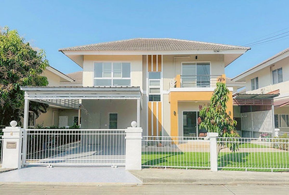 For RentHouseChiang Mai : House in the project Rent 30,000 baht per month, near Big C, Mae Hia, only 10 minutes. No.9H891