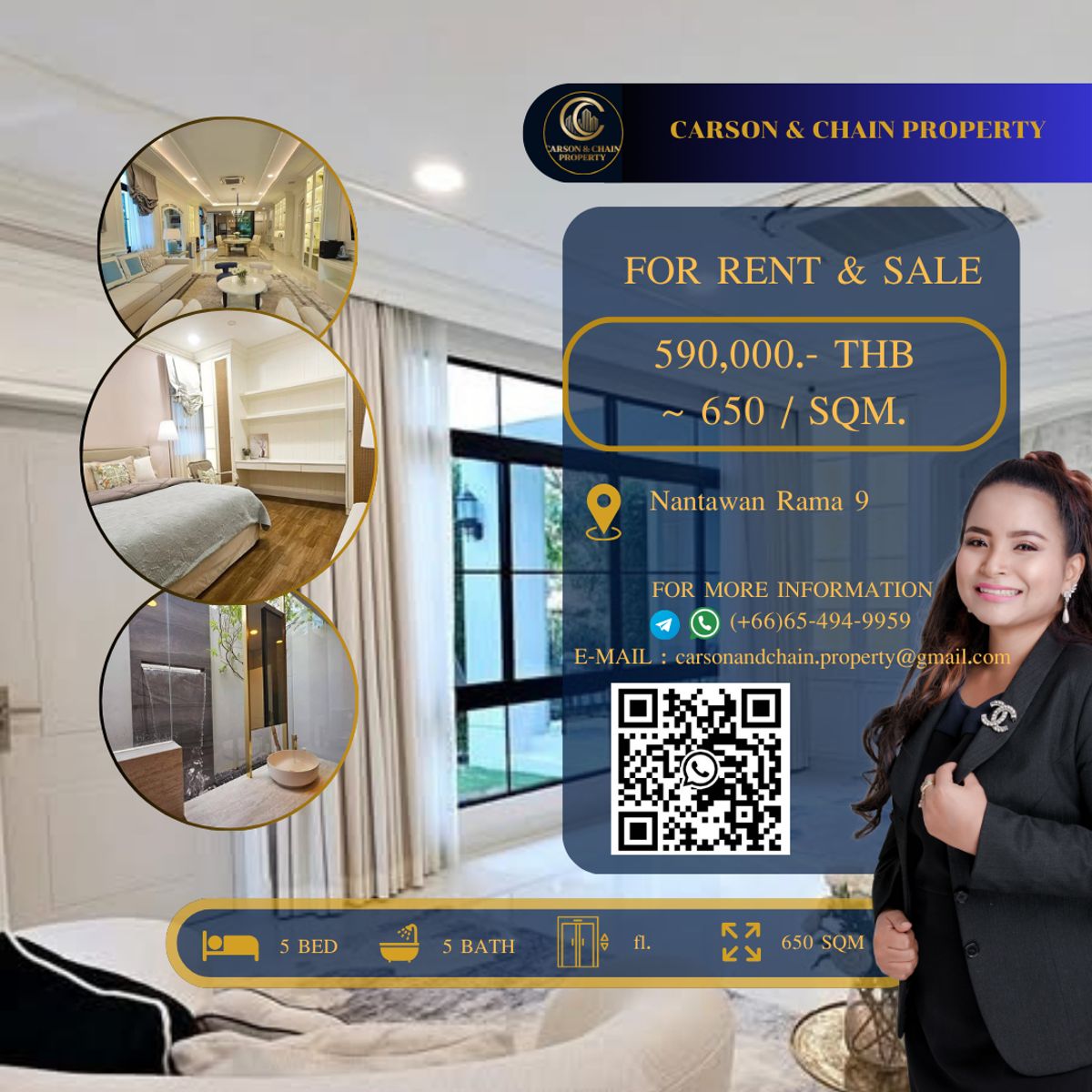 บ้านพัฒนาการ ศรีนครินทร์ : Nantawan Rama 9 - New Krungthepkretha 