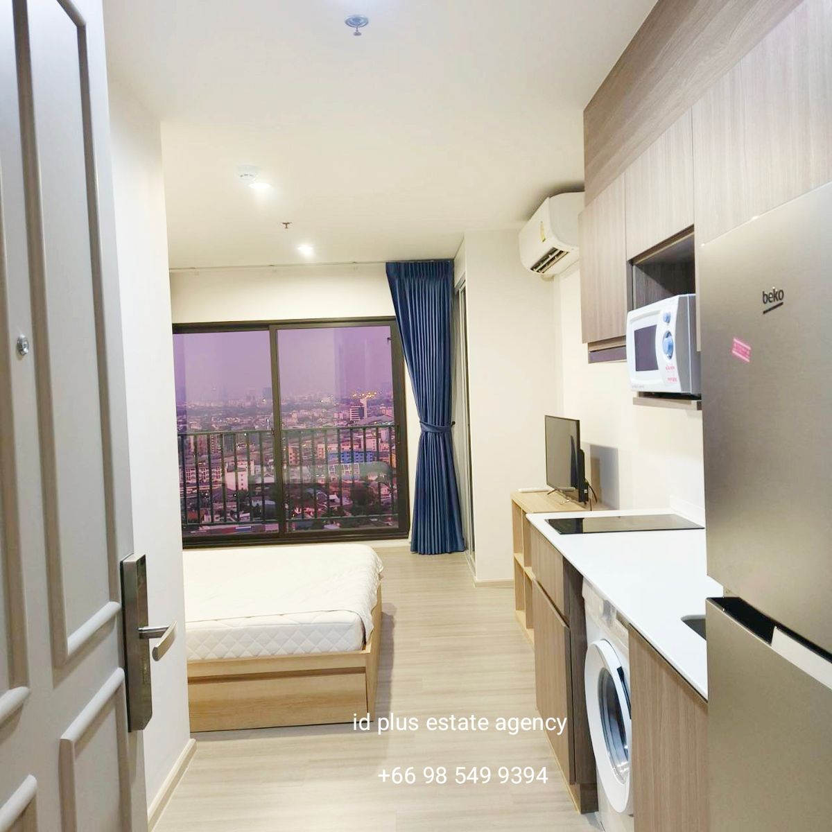 ให้เช่าคอนโดปิ่นเกล้า จรัญสนิทวงศ์ : The Parkland Charan - Pinklao Condo for rent : Studio room for 24 sqm. City View on 22nd floor C building.With fully furnished and electrical appliances.Next to MRT Bangyikhan. Rental only for 10,000 / m.