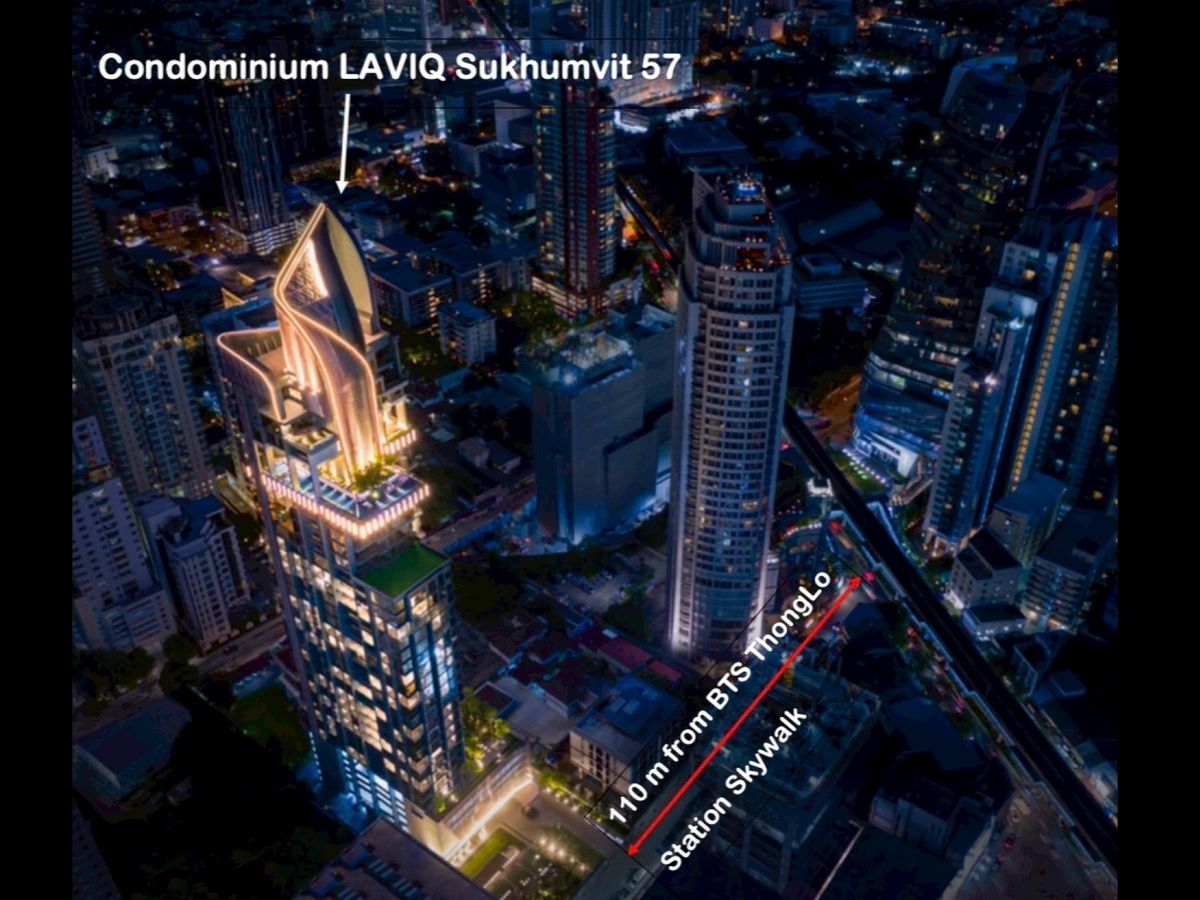 ให้เช่าคอนโดสุขุมวิท อโศก ทองหล่อ : Laviq Sukhumvit 57 3bedrooms fully furnished for rent 