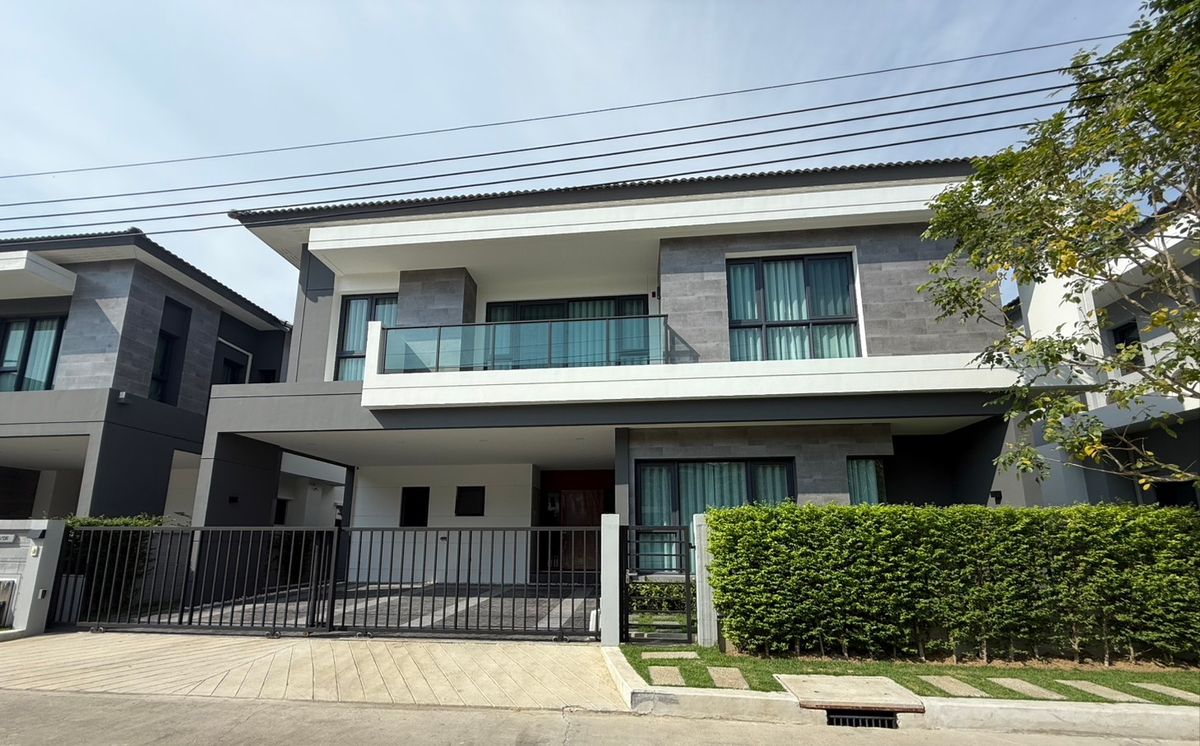 ให้เช่าบ้านบางนา แบริ่ง ลาซาล : HR2395ให้เช่าบ้านเดี่ยว The City Bangna (โครงการใหม่) ตกแต่งพร้อมอยู่ ใกล้เมกะบางนา