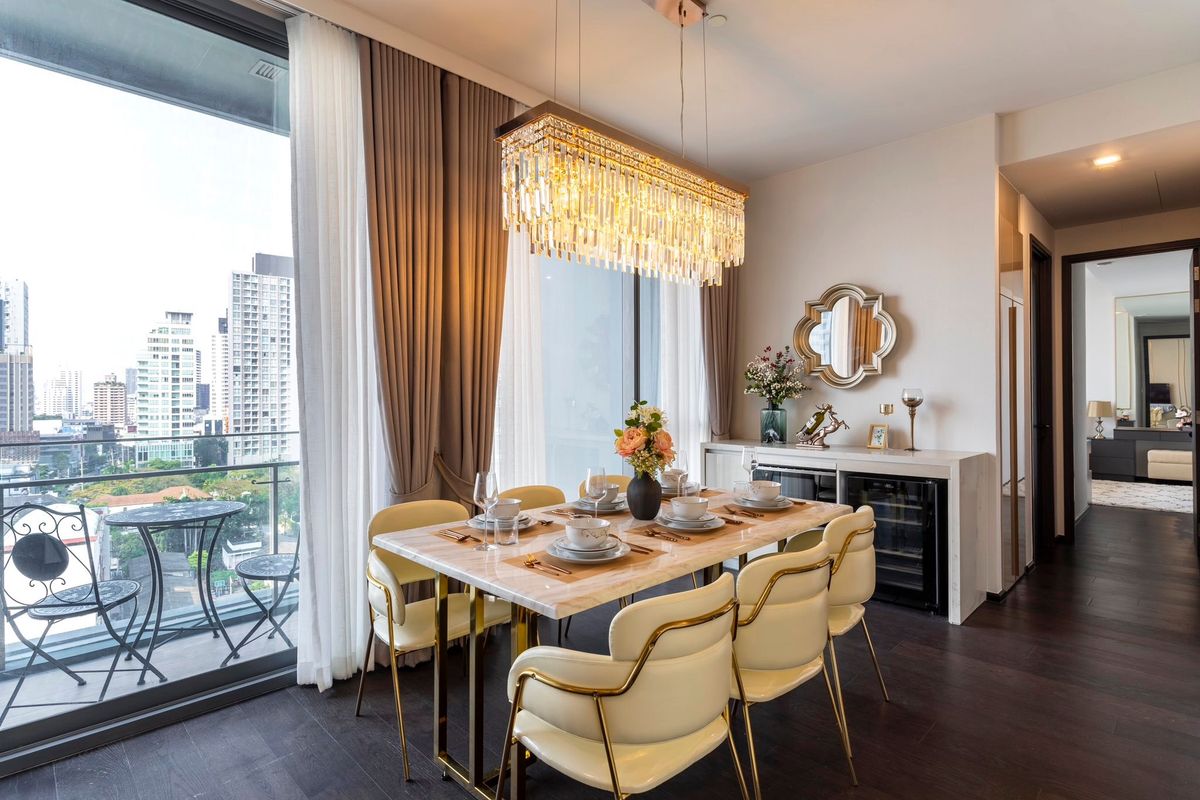 ให้เช่าคอนโดสุขุมวิท อโศก ทองหล่อ : For Rent Laviq Sukhumvit 57  2beds size 86 sq.m. F/F