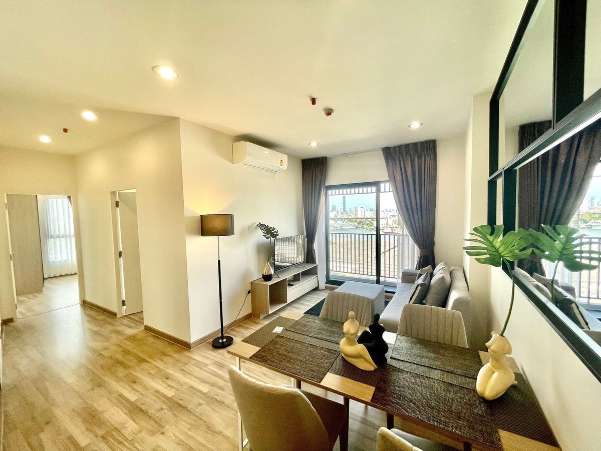 ให้เช่าคอนโดวงเวียนใหญ่ เจริญนคร : นิช โมโน เจริญนคร / ขนาด 60 ตรม ชั้น 16 *