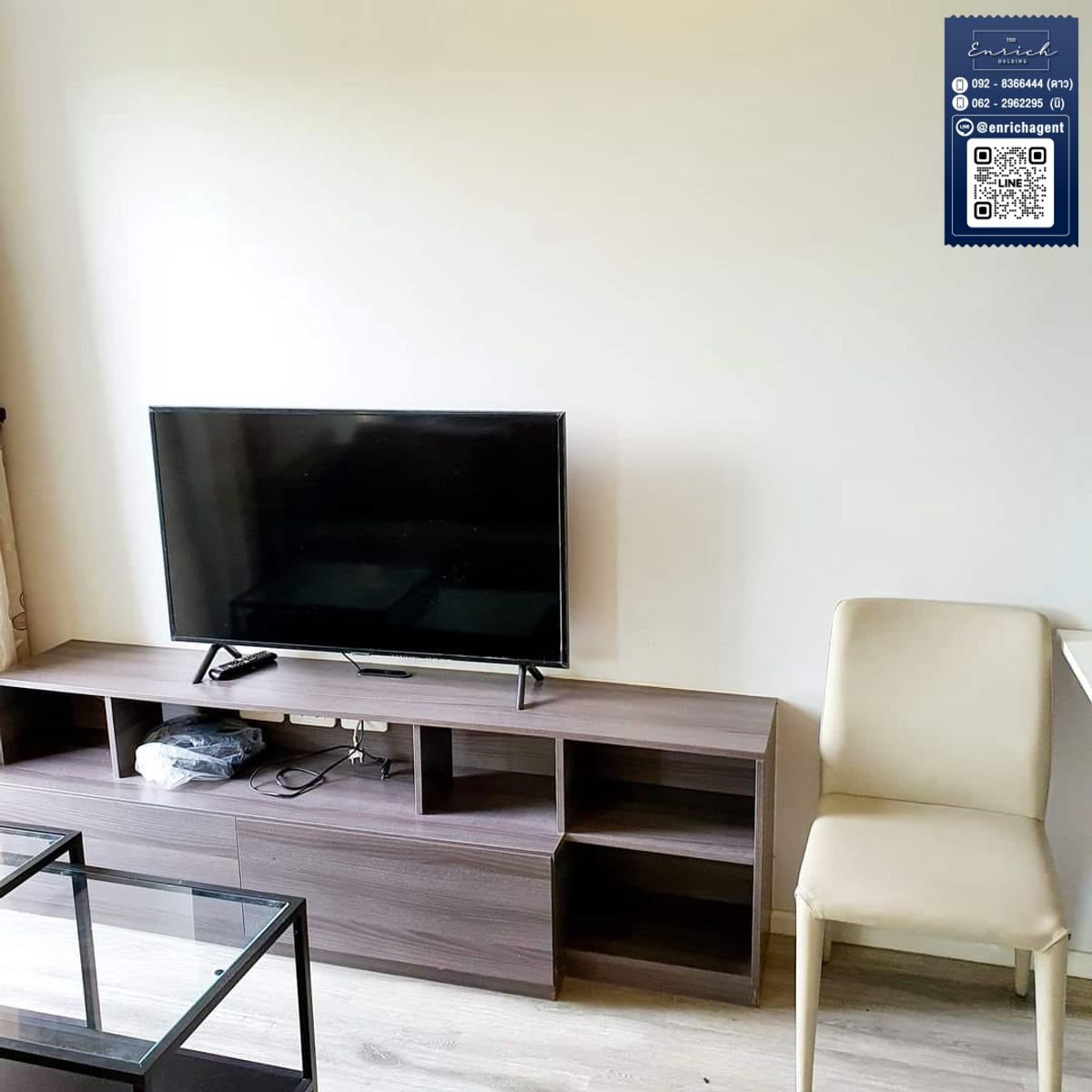 For RentCondoChaengwatana, Muangthong : 💙 For rent Double Lake Condominium, beautiful room with electrical appliances 💙 Tel. 062-2962295 Ni // Line ID: @enrichagent