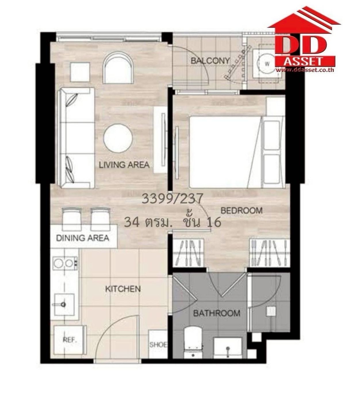 For SaleCondoSukhumvit, Asoke, Thonglor : For Sale Oka Hauus Sukhumvit 36 ​​Oka House Sukhumvit 36 ​​Property Code: C8347