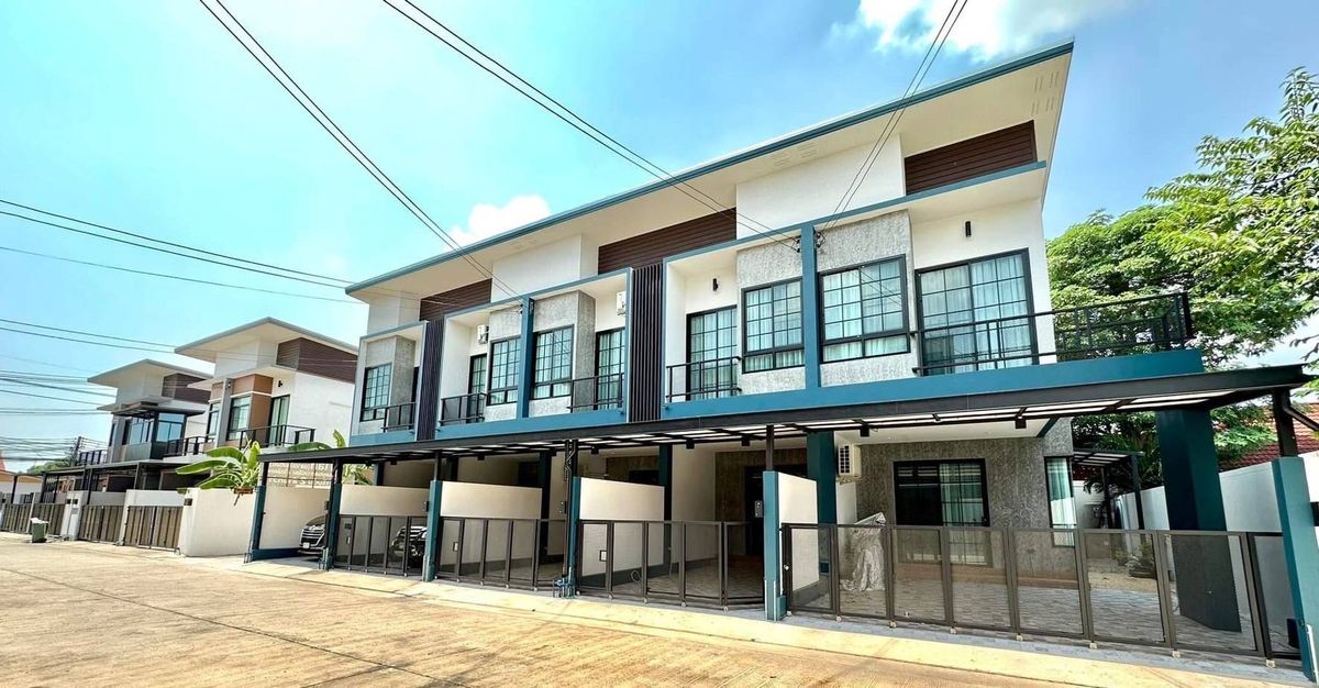 For RentTownhomeKhon Kaen : K1475 for rent, townhome, Daily Village, Ban Don Kasikorn, Thung Buang, the back of the new house, never rented out the Delight Village (Ban Don)