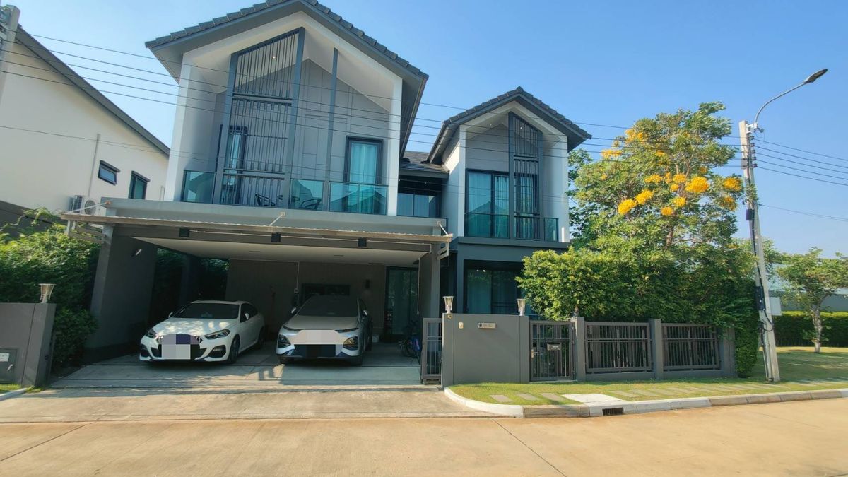 ขายบ้านปิ่นเกล้า จรัญสนิทวงศ์ : ขายบ้านเดี่ยวหรู เศรษฐสิริ จรัญ-ปิ่นเกล้า2  ติดสวน มีความเป็นส่วนตัว ใกล้ศิริราช-ราชพฤกษ์