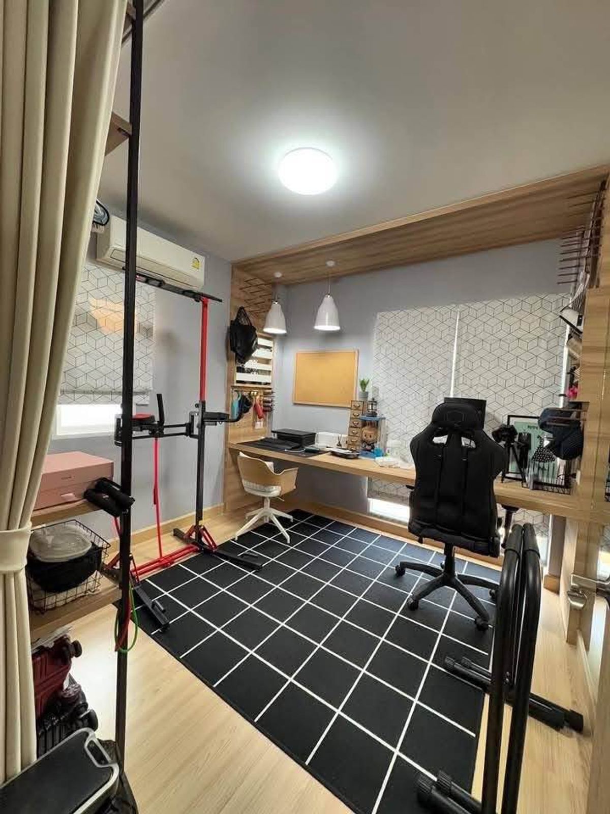 For RentHouseSamut Prakan,Samrong : 🏡✨ New house for rent, Trendy Tara Bangna, with full furniture and electrical appliances. I 50,000 THB/Month.