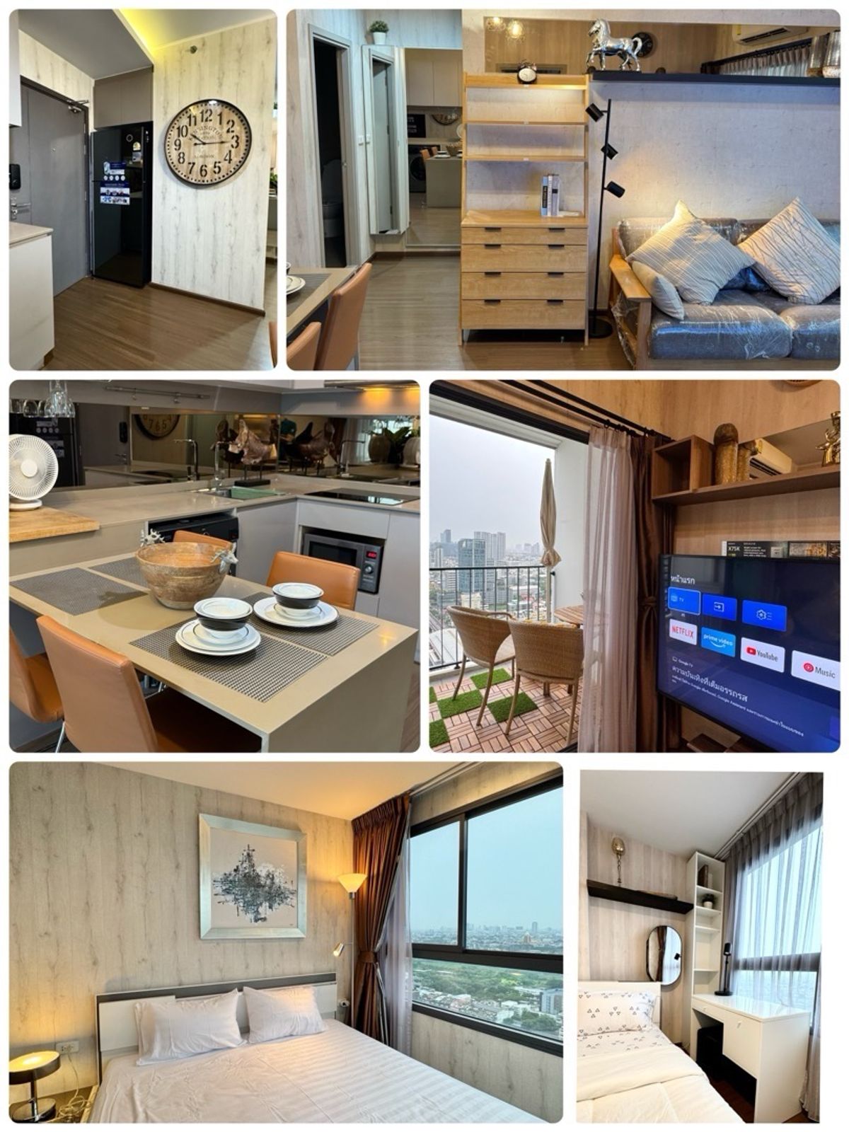 For RentCondoOnnut, Udomsuk : 🌈 Ready to stay 02 May 🌈🍀 IDO Sukhumvit 93🍀 Floor 32ы corner room • Balcony width 🍀61 sqm • 🍀 2- Bedroom 🛀 🛀 ⛔️⛔️not Co-Aag⛔️⛔️