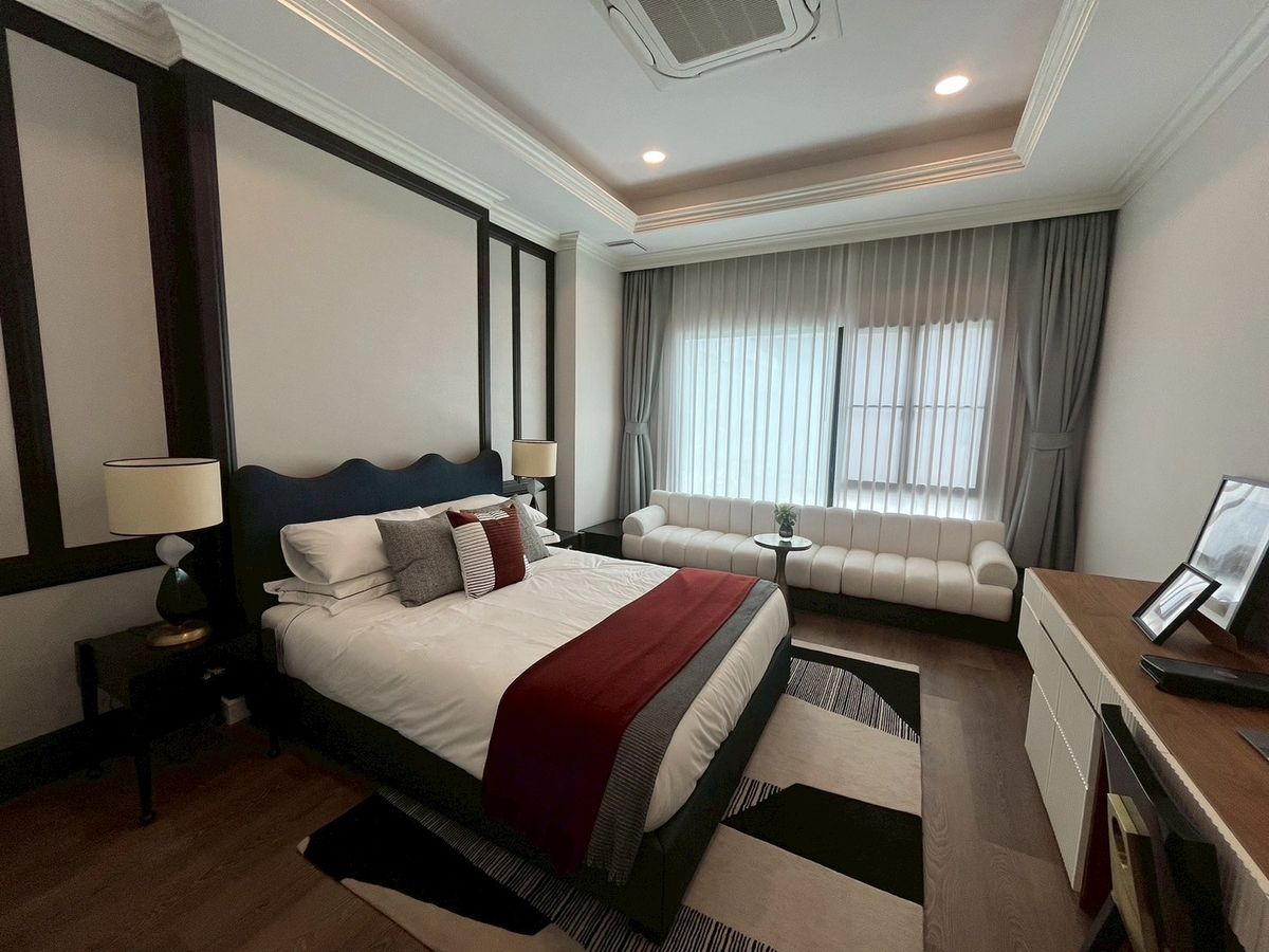 ขายบ้านปิ่นเกล้า จรัญสนิทวงศ์ : 🏡 ขายบ้านหรู นันทวัน ปิ่นเกล้า - กาญจนาภิเษก บ้าน Type Leduc | พื้นที่ใช้สอย 608 ตร.ม. | ที่ดิน 190 ตร.วา | ราคา 70 ล้านบาท (ภาพบ้านตัวอย่าง)