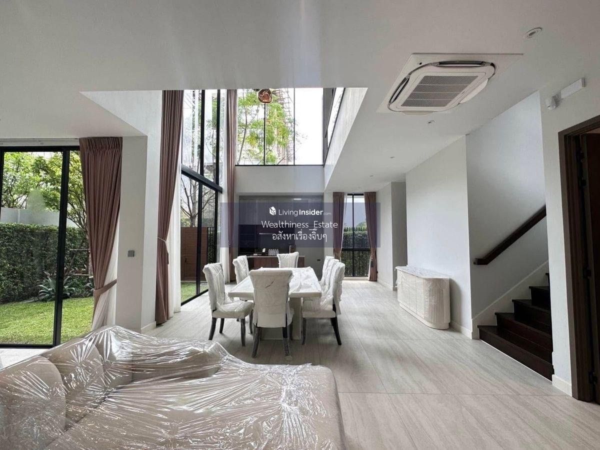 ให้เช่าบ้านพัฒนาการ ศรีนครินทร์ : BUGAAN KRUNGTHEP KREETHA LUXURY SINGLE HOUSE 4Bedroom 5Bathrooms 69.3 sq.w 430 sq.m CALL KEn 064-932-4645