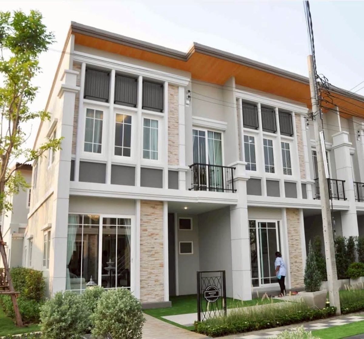 For SaleTownhomeRama5, Ratchapruek, Bangkruai : 2-story townhome for sale, 4.29 million baht, Golden Town Wongsawang Village-Ratchada