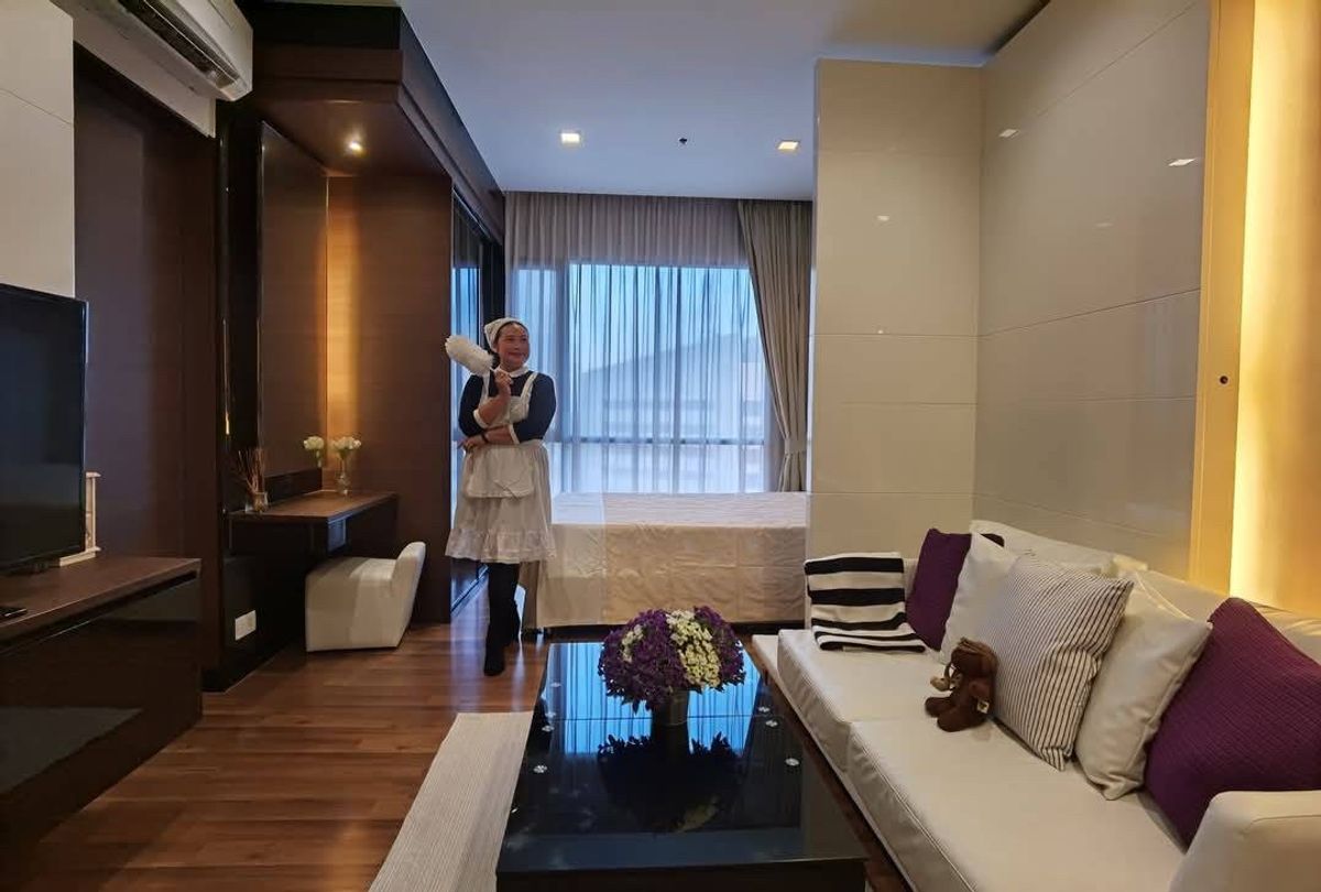 ให้เช่าคอนโดรัชดา ห้วยขวาง : Ivy Ampio (ไอวี่ แอมพิโอ) for Rent (1bed1bath 35sqm)
