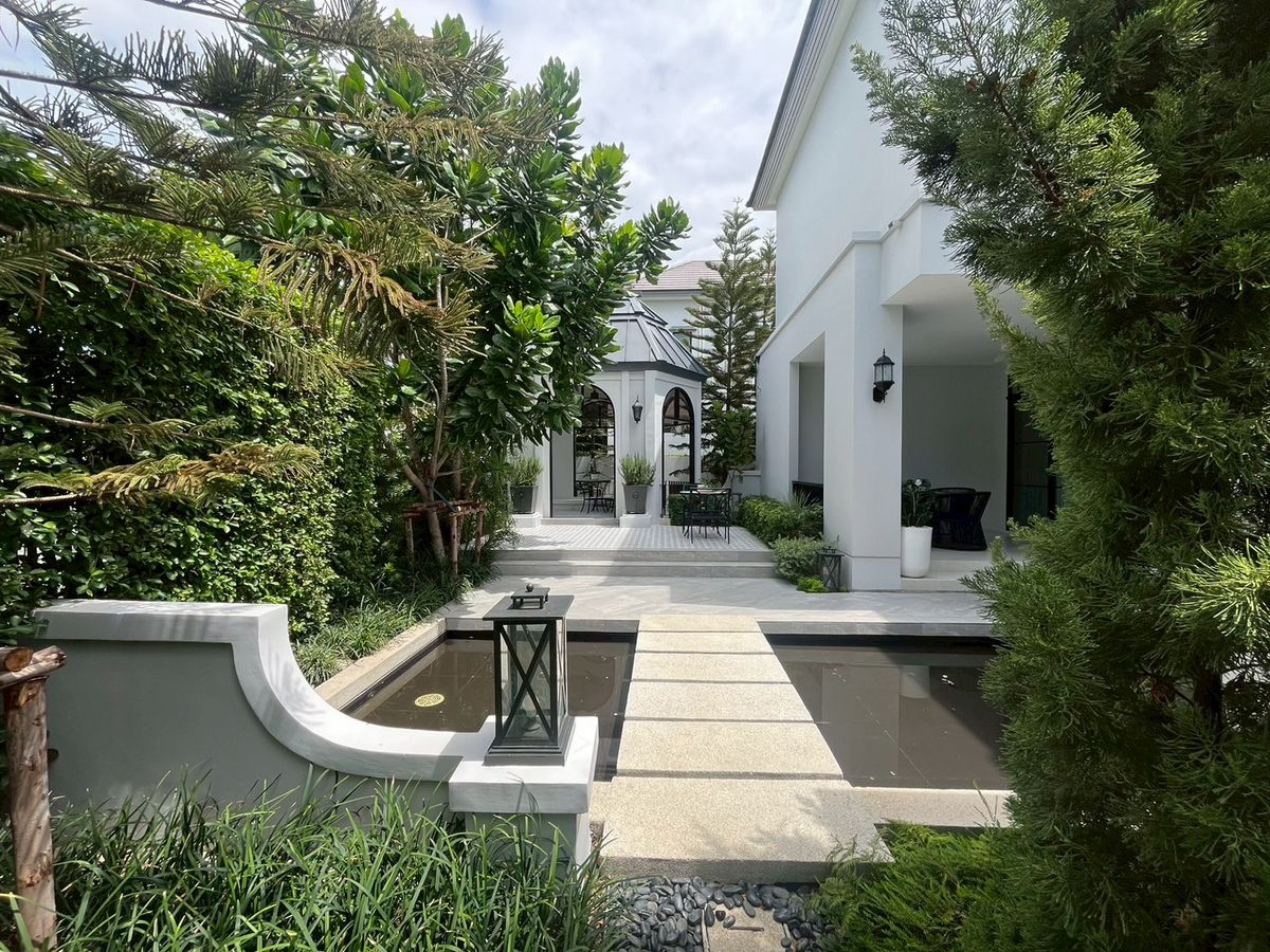 ขายบ้านปิ่นเกล้า จรัญสนิทวงศ์ : 🏡 ขายบ้านหรู นันทวัน ปิ่นเกล้า - กาญจนาภิเษก บ้าน Type Leduc | พื้นที่ใช้สอย 608 ตร.ม. | ที่ดิน 190 ตร.วา | ราคา 70 ล้านบาท (ภาพบ้านตัวอย่าง)