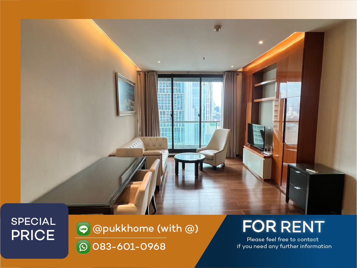 For RentCondoSukhumvit, Asoke, Thonglor : The Address Sukhumvit 28 | 2 Bedroom Fully Furnished 📞Line: @pukkhome (with @)