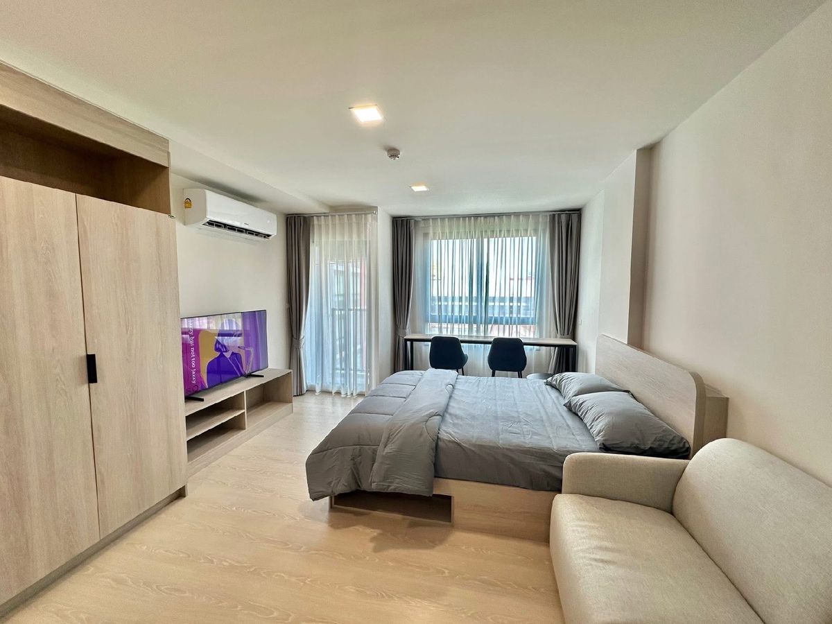 For RentCondoPathum Thani,Rangsit, Thammasat : For rent‼ ️D Condo Hype, a new room, ready to go in size 26.38 sqm 13000/month