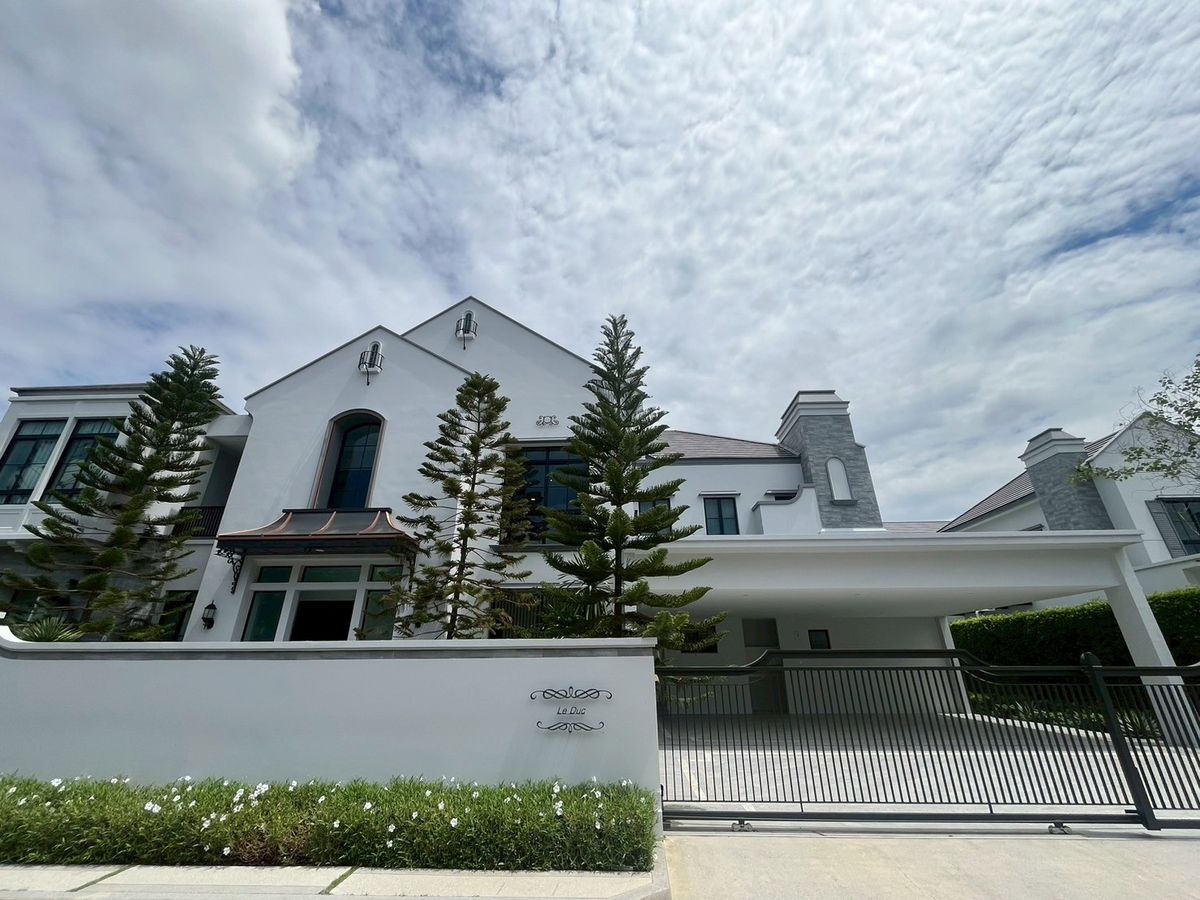 ขายบ้านปิ่นเกล้า จรัญสนิทวงศ์ : 🏡 ขายบ้านหรู นันทวัน ปิ่นเกล้า - กาญจนาภิเษก บ้าน Type Leduc | พื้นที่ใช้สอย 608 ตร.ม. | ที่ดิน 190 ตร.วา | ราคา 81 ล้านบาท (ภาพบ้านตัวอย่าง)