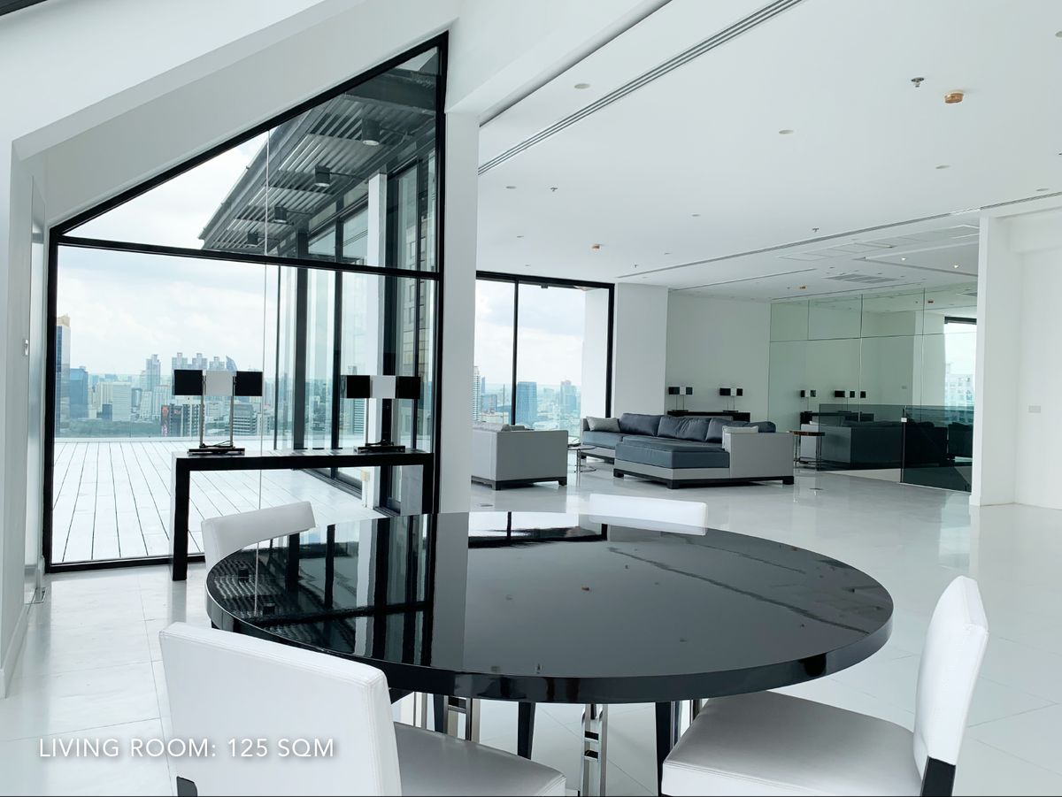 For SaleCondoSathorn, Narathiwat : ✨Last Unit DUPLEX PENTHOUSE✨For Sale Condo Sathorn Garden. 3 Beds, 4 Baths, 462 sq.m. Fully-furnished, panoramic view in CBD. Freehold condo in a prime loaction in Bangkok