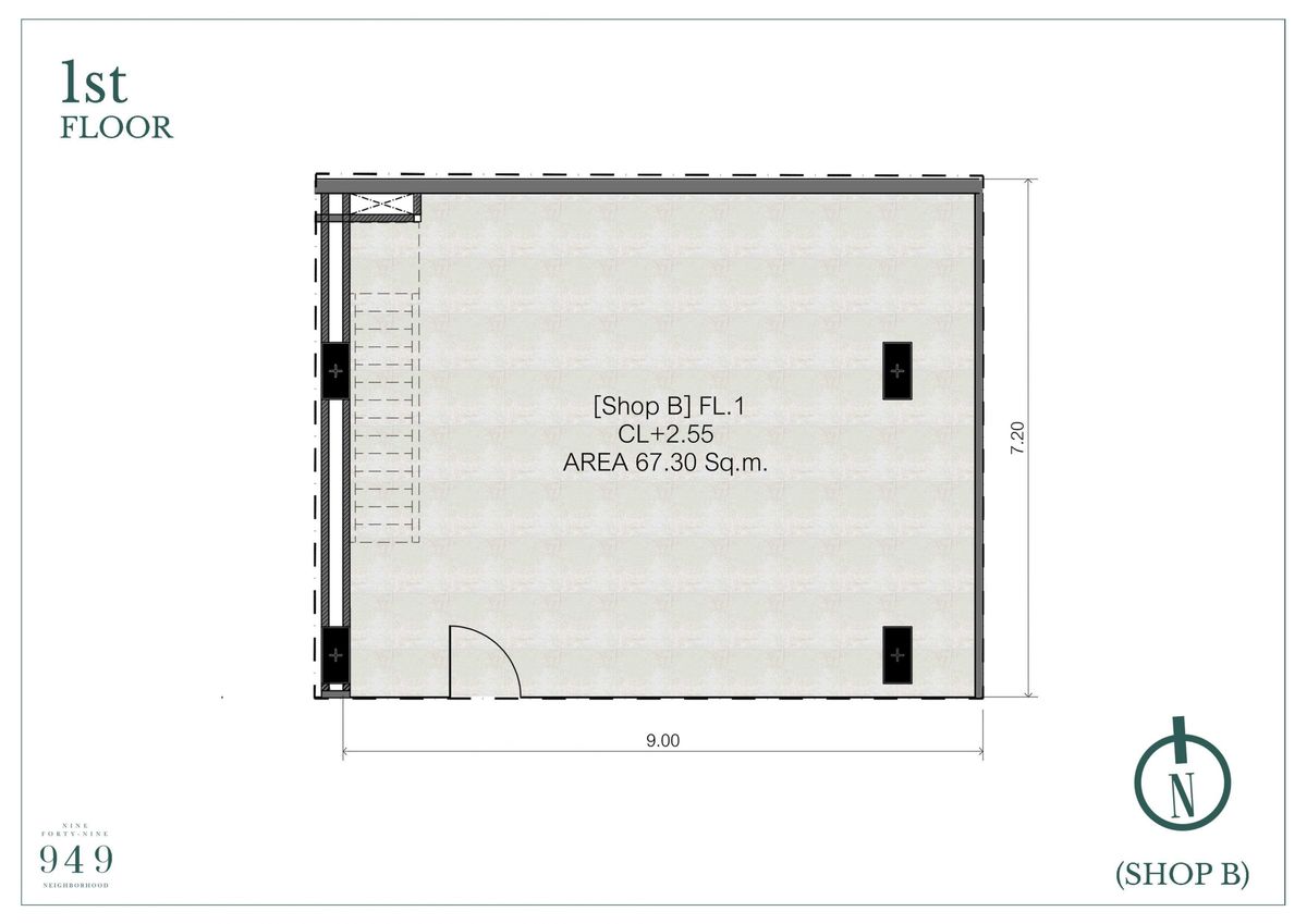For SaleOfficeSukhumvit, Asoke, Thonglor : 949 Nebloid / 8 floors (sell), 949 Neighborhood / 8 - Storey (For Sale) Palm869